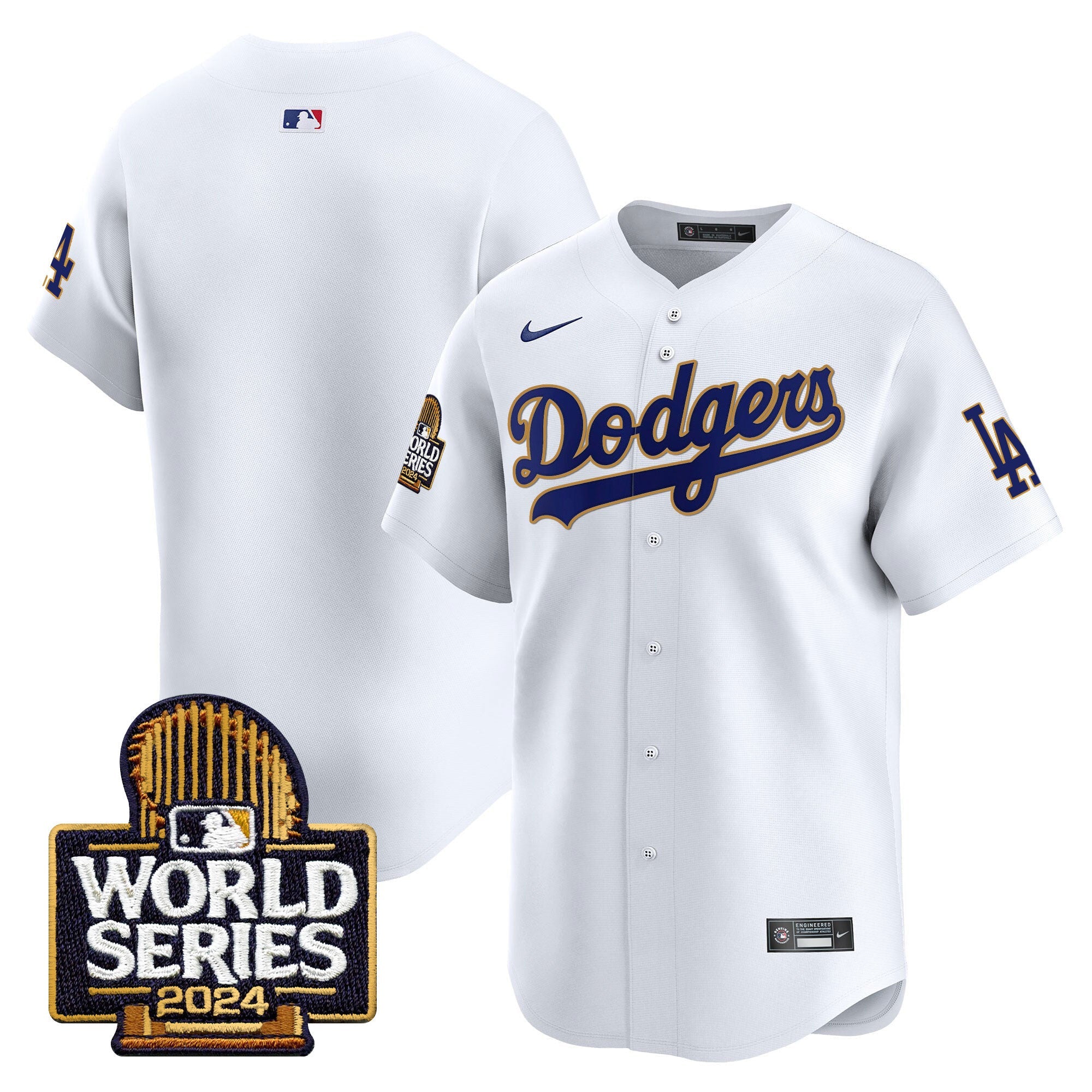 Men’s 2024 World Series Gold Trim Vapor Premier Limited Jersey