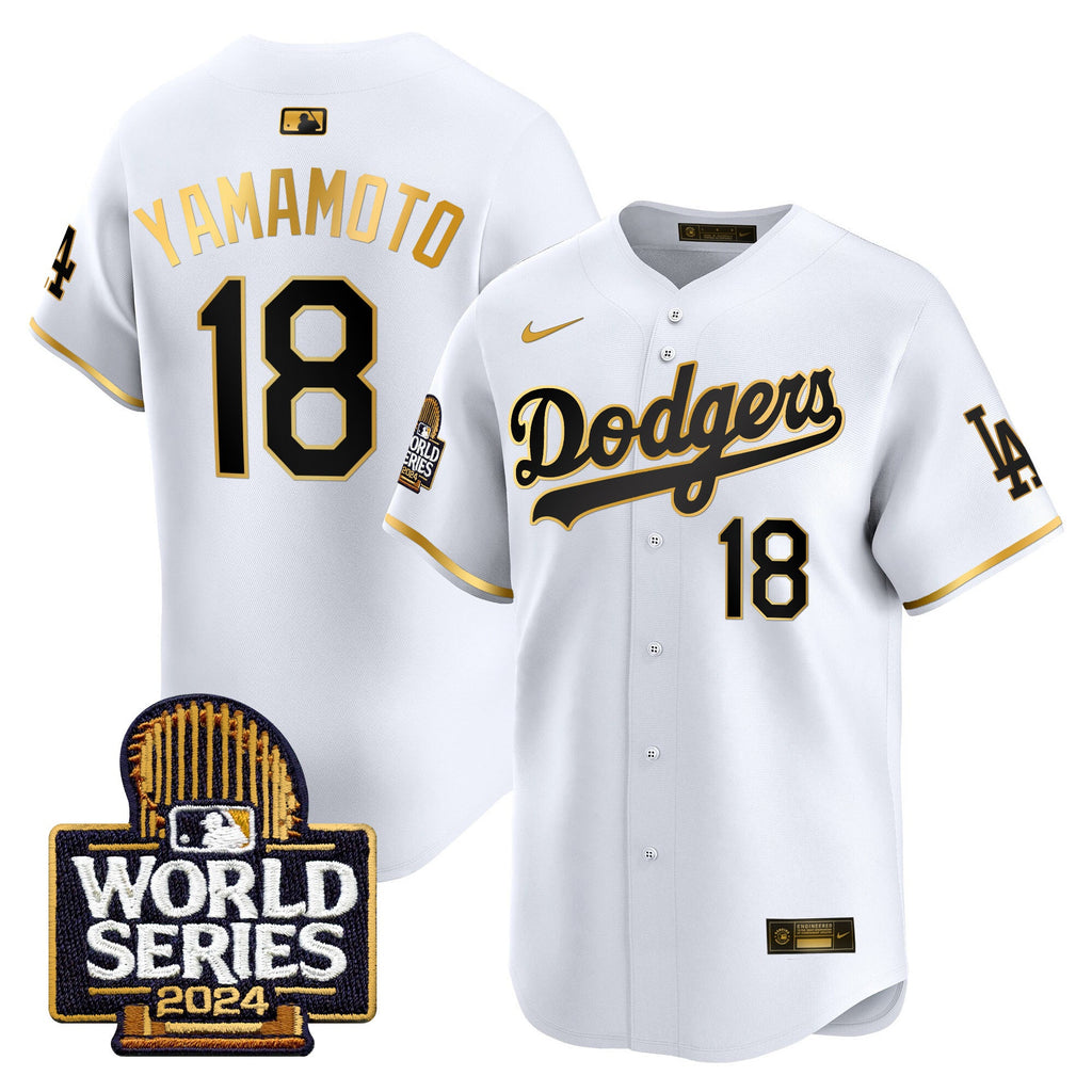 Men’s 2024 World Series Gold Trim Vapor Premier Limited Jersey