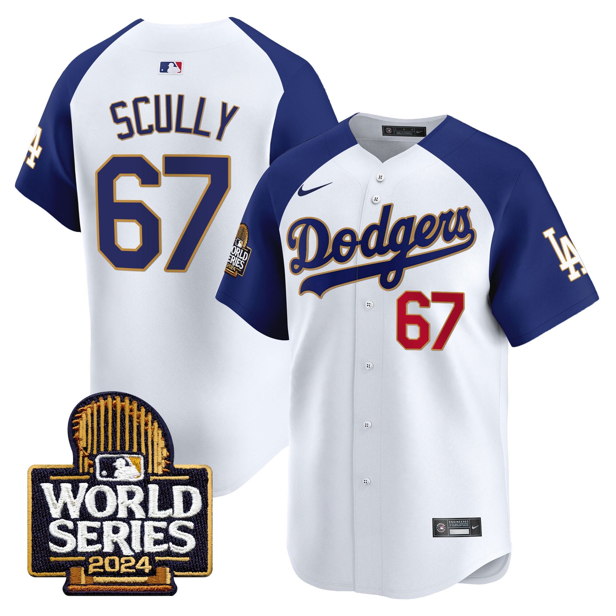 Men’s 2024 World Series Gold Trim Vapor Premier Limited Jersey