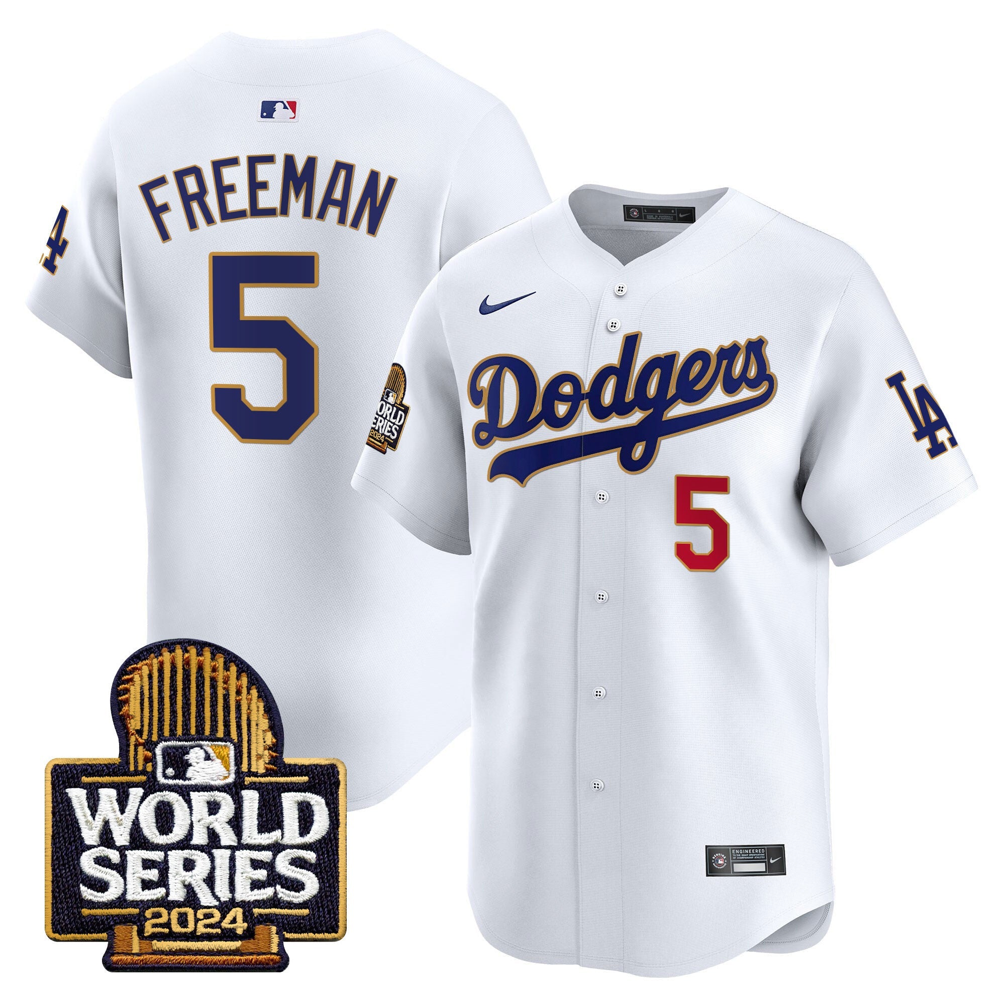 Men’s 2024 World Series Gold Trim Vapor Premier Limited Jersey