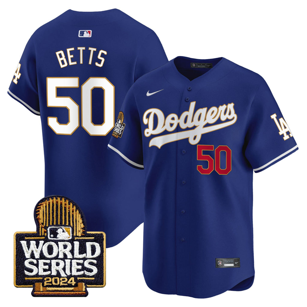 Men’s 2024 World Series Gold Trim Vapor Premier Limited Jersey