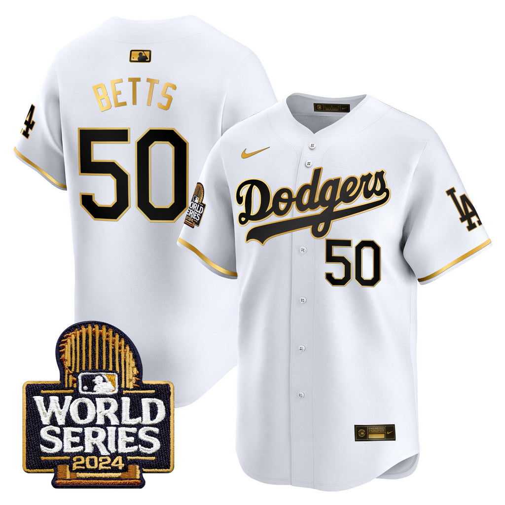 Men’s 2024 World Series Gold Trim Vapor Premier Limited Jersey