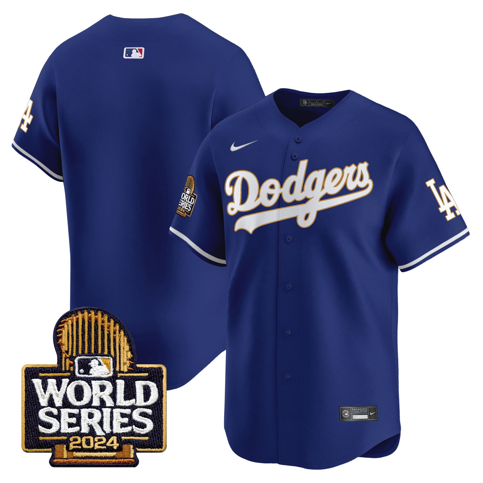 Men’s 2024 World Series Gold Trim Vapor Premier Limited Jersey