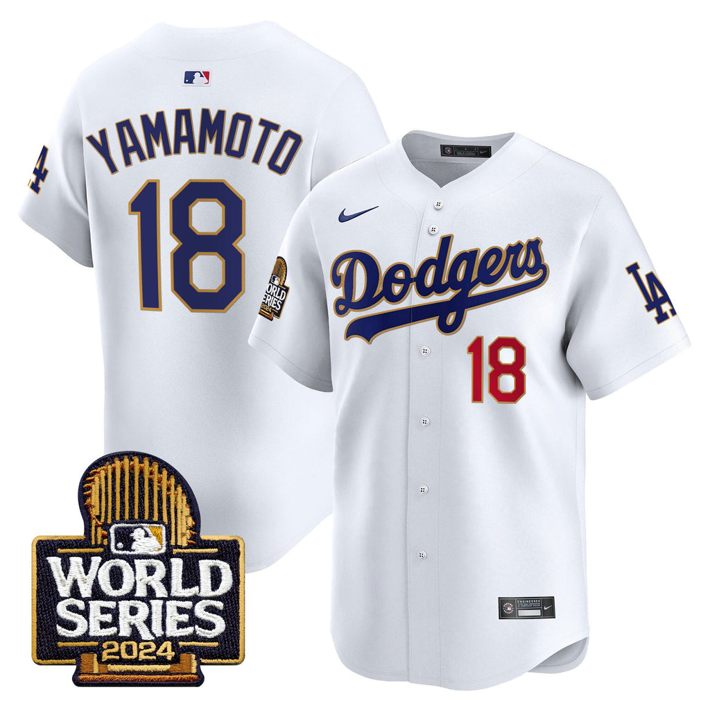 Men’s 2024 World Series Gold Trim Vapor Premier Limited Jersey