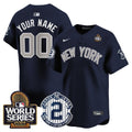 Derek Jeter Patch 2024 World Series Vapor Premier Limited Custom Jersey