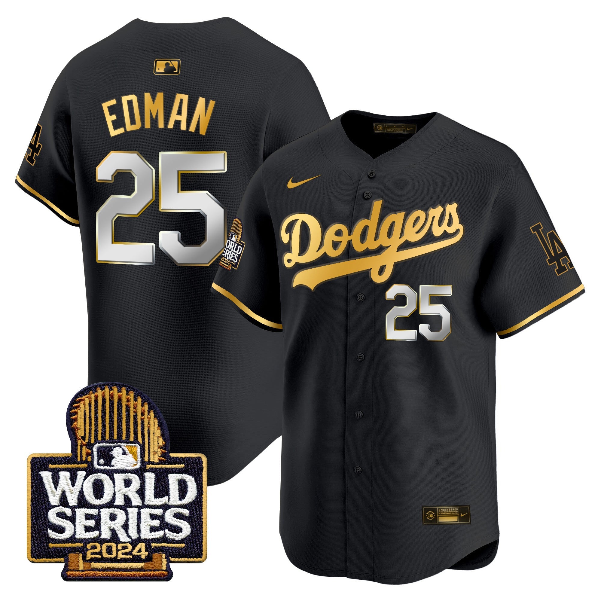 Men’s 2024 World Series Gold Trim Vapor Premier Limited Jersey
