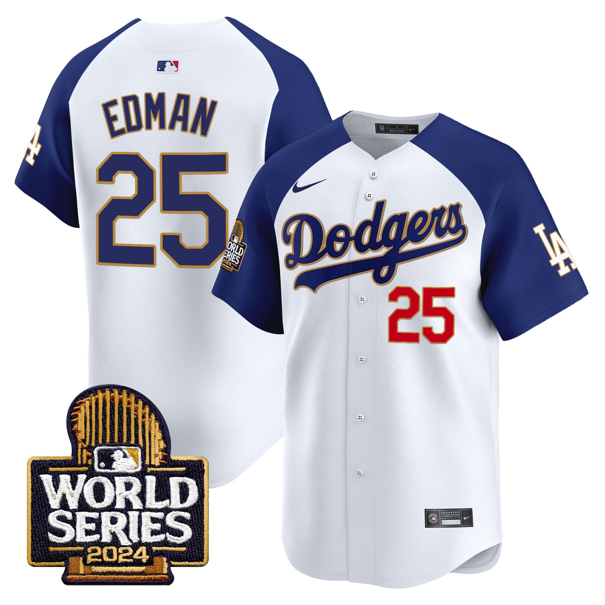 Men’s 2024 World Series Gold Trim Vapor Premier Limited Jersey