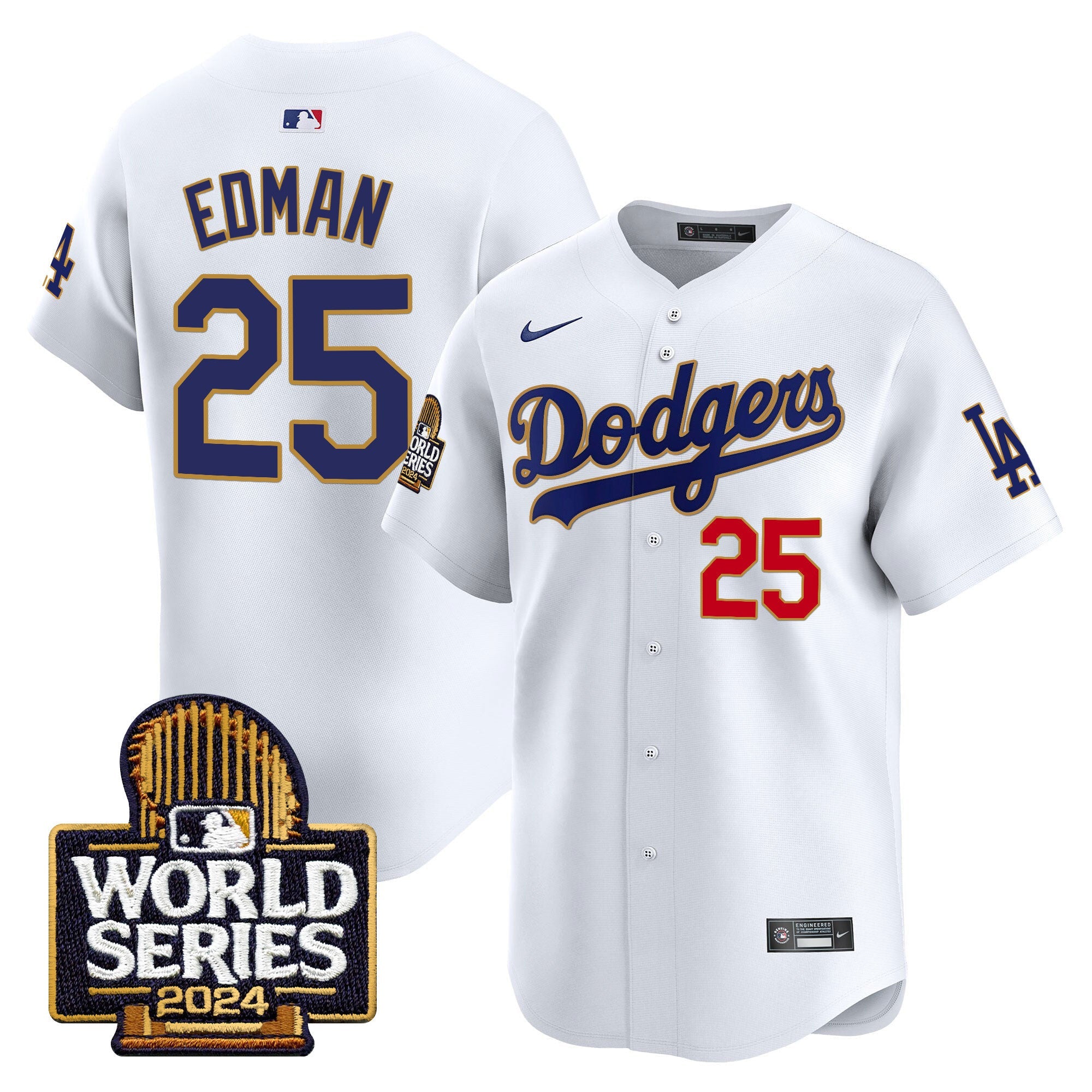 Men’s 2024 World Series Gold Trim Vapor Premier Limited Jersey