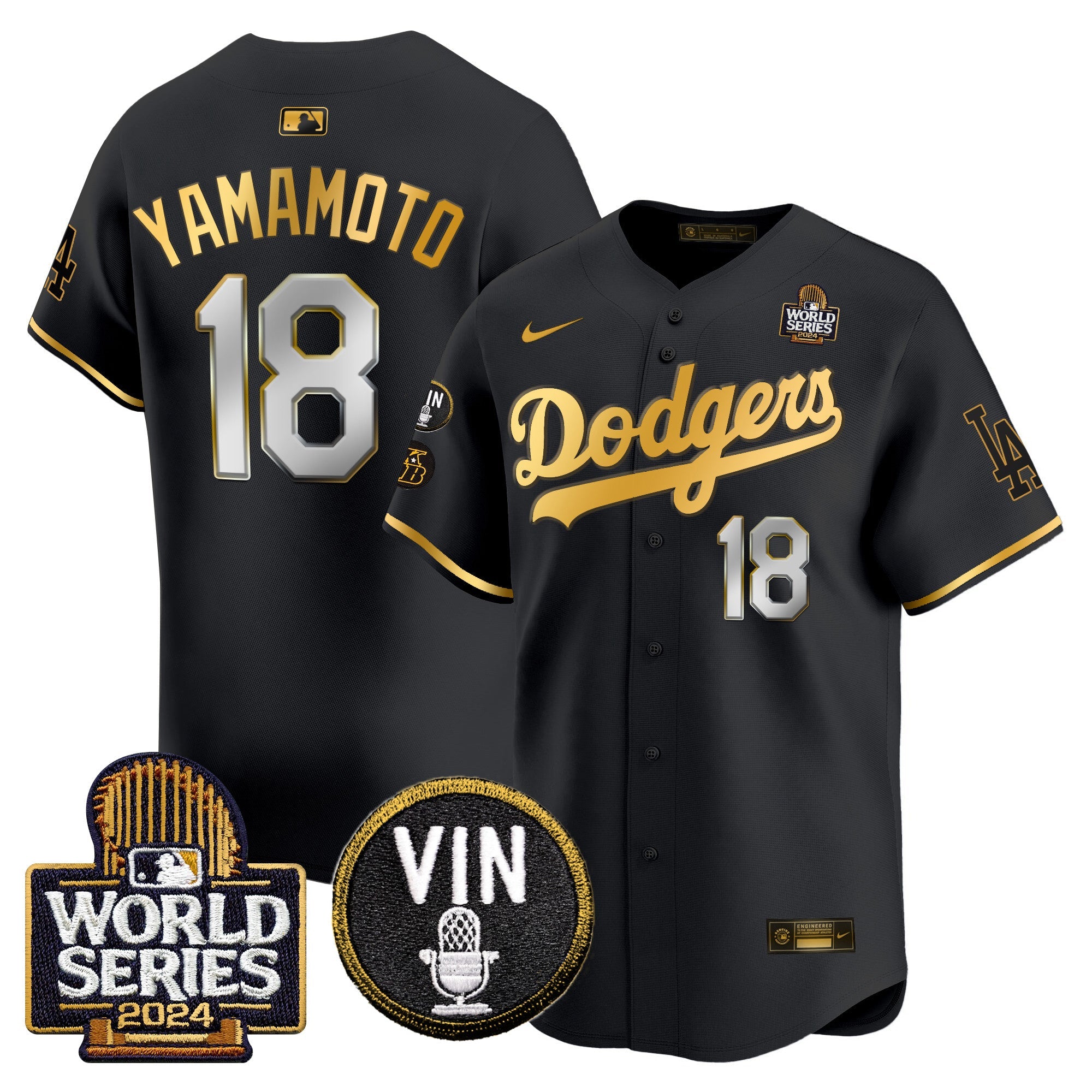 Men’s 2024 World Series Gold Trim Vapor Premier Limited Jersey V2