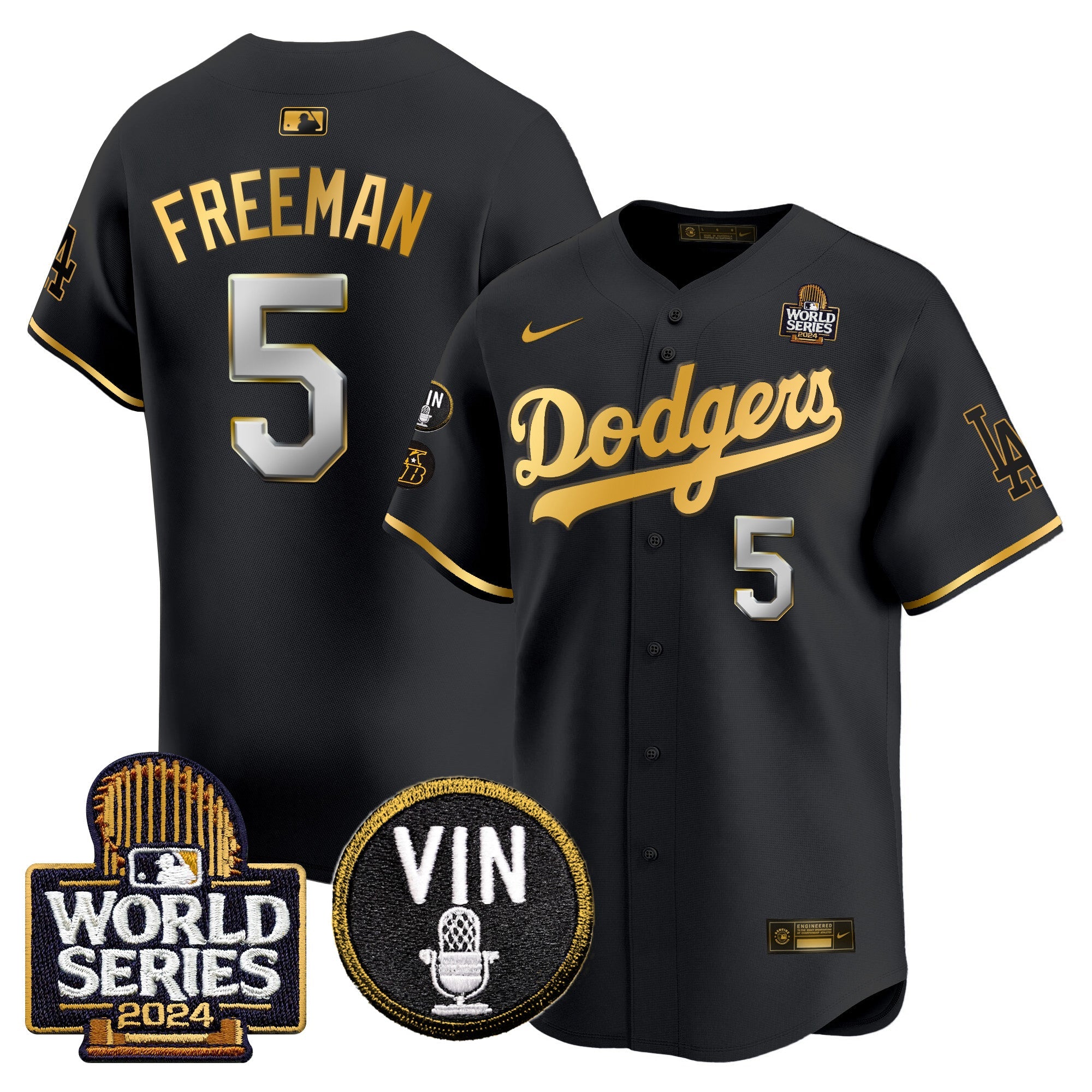 Men’s 2024 World Series Gold Trim Vapor Premier Limited Jersey V2