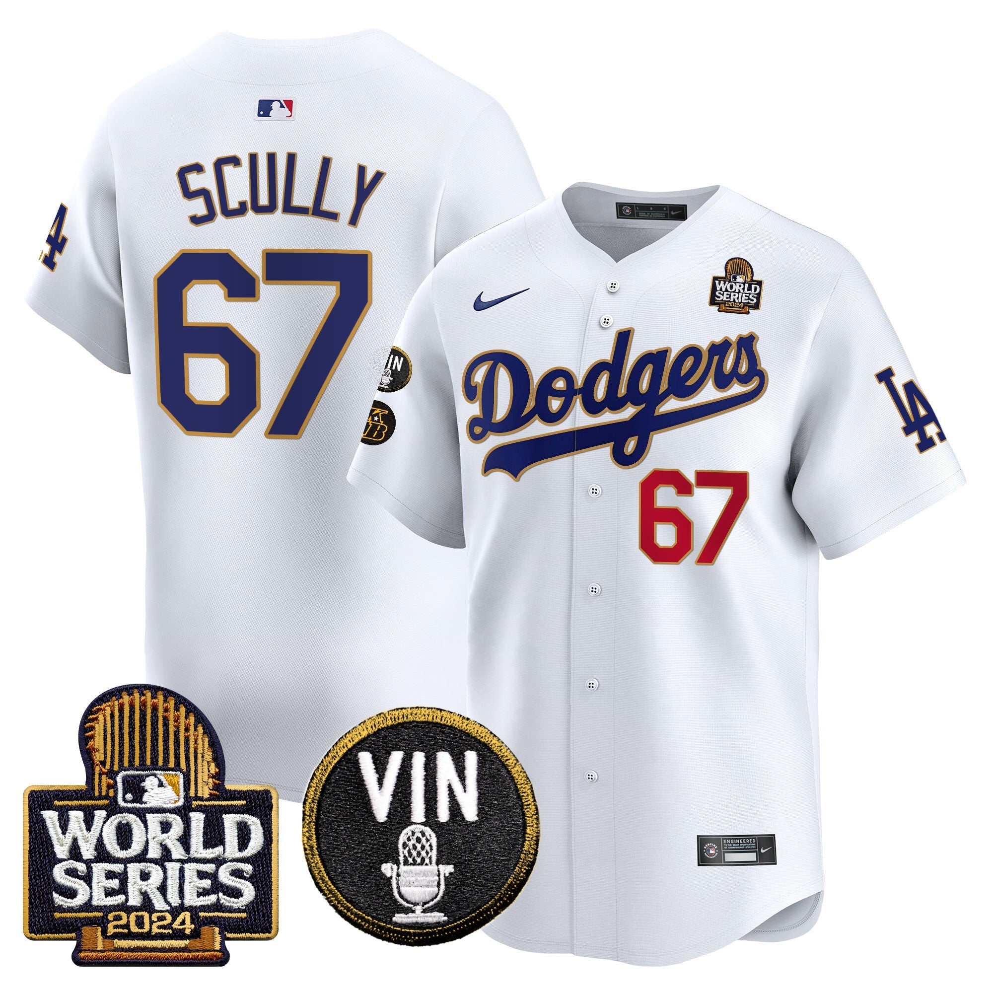 Men’s 2024 World Series Gold Trim Vapor Premier Limited Jersey V2