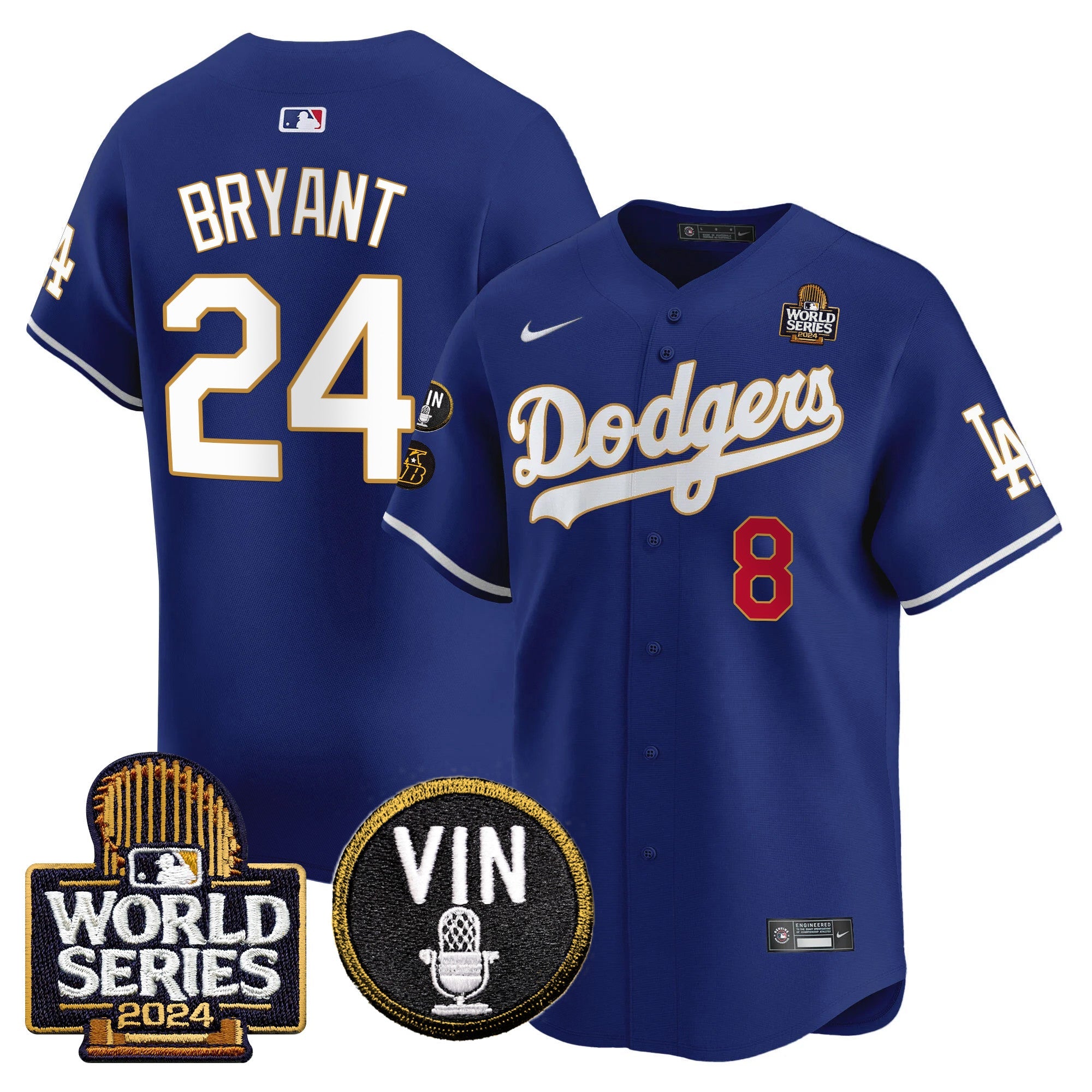 Men’s 2024 World Series Gold Trim Vapor Premier Limited Jersey V2