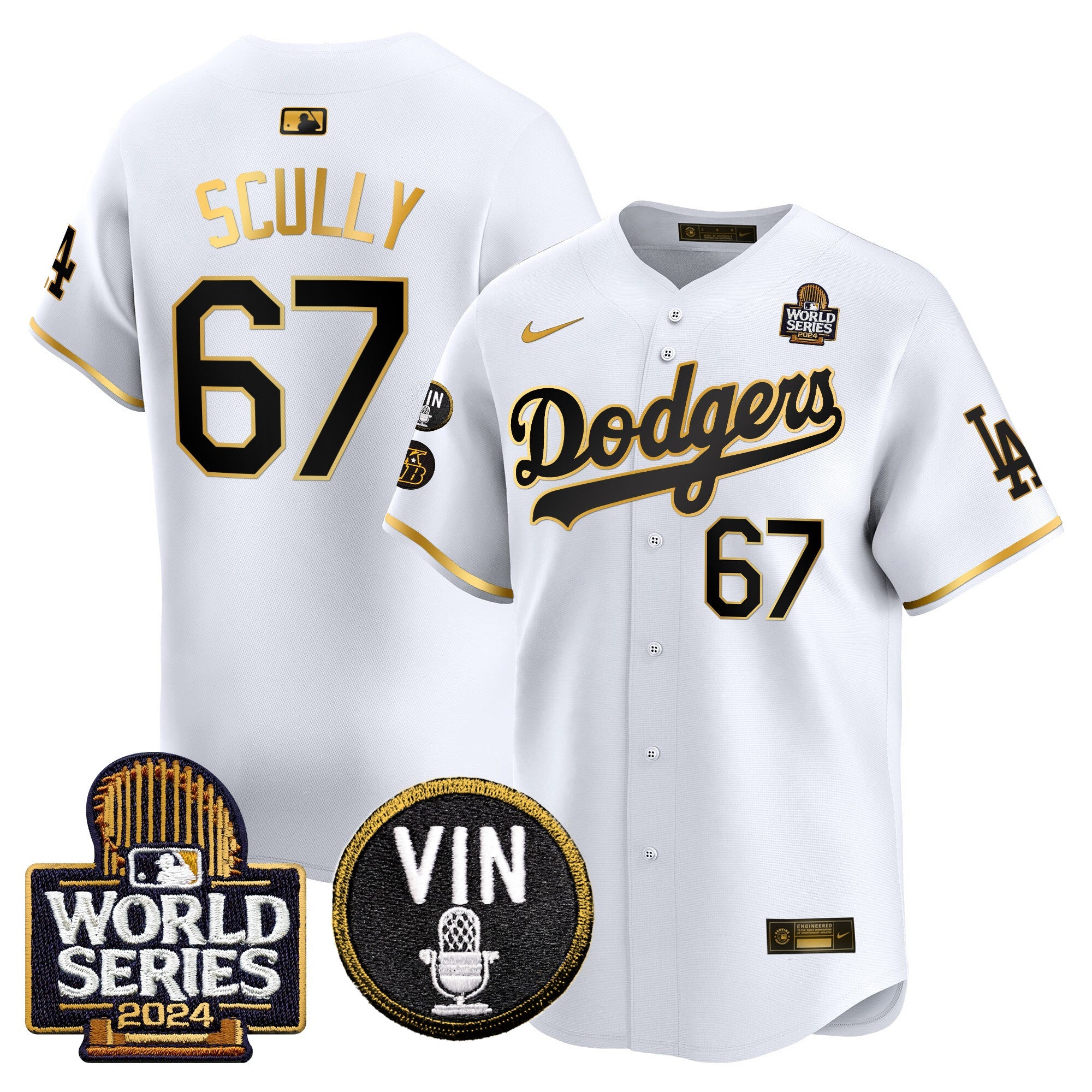 Men’s 2024 World Series Gold Trim Vapor Premier Limited Jersey V2