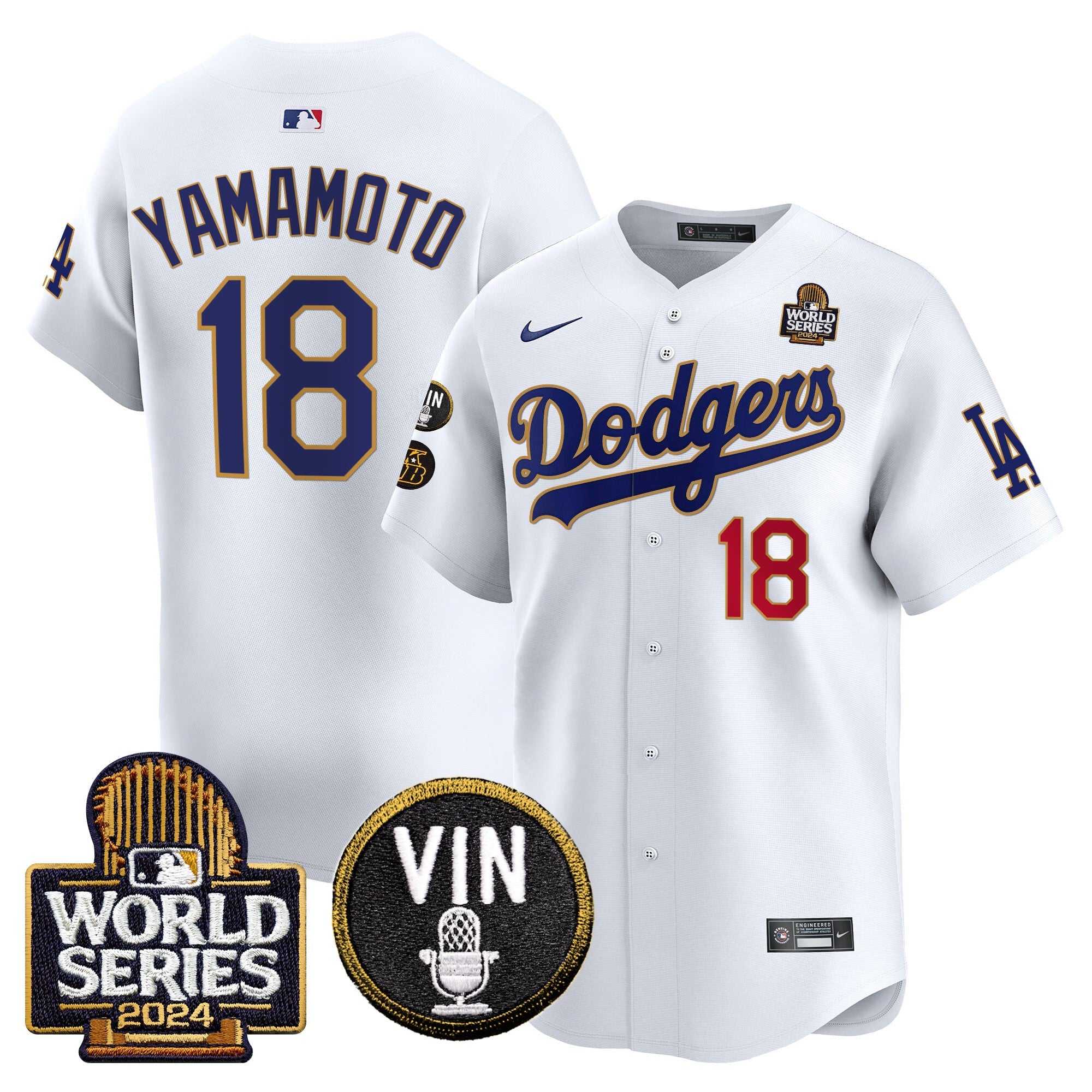 Men’s 2024 World Series Gold Trim Vapor Premier Limited Jersey V2