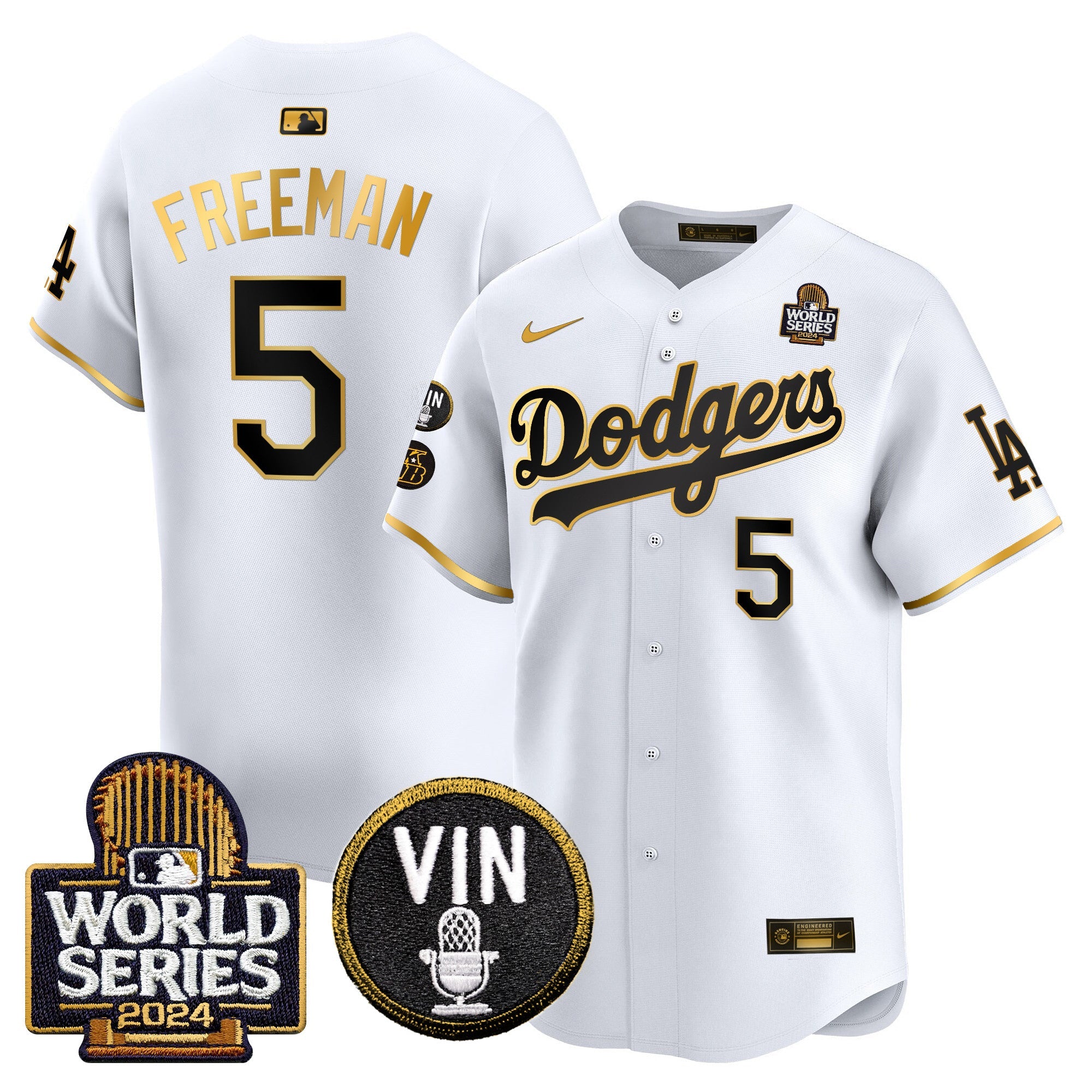 Men’s 2024 World Series Gold Trim Vapor Premier Limited Jersey V2