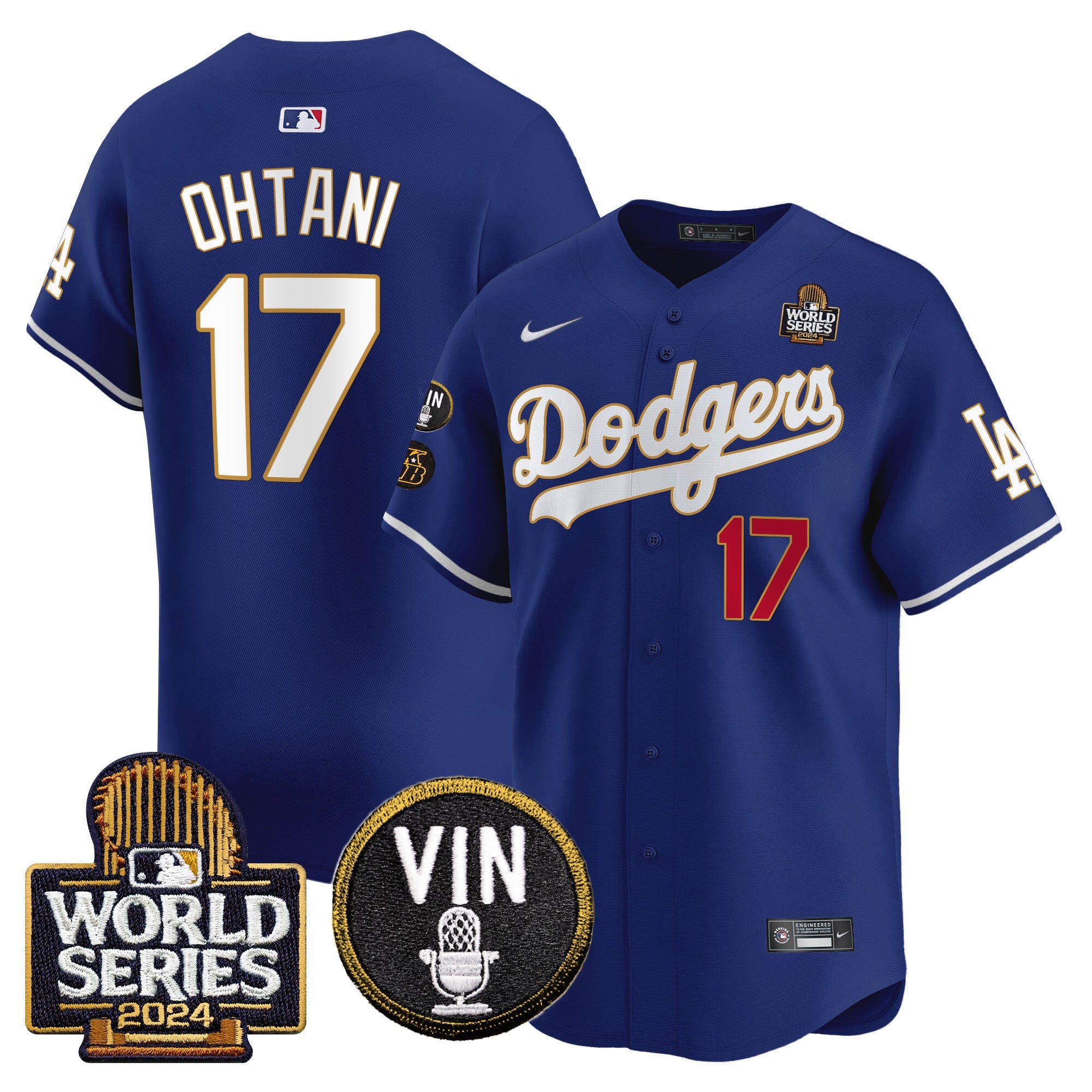 Men’s 2024 World Series Gold Trim Vapor Premier Limited Jersey V2