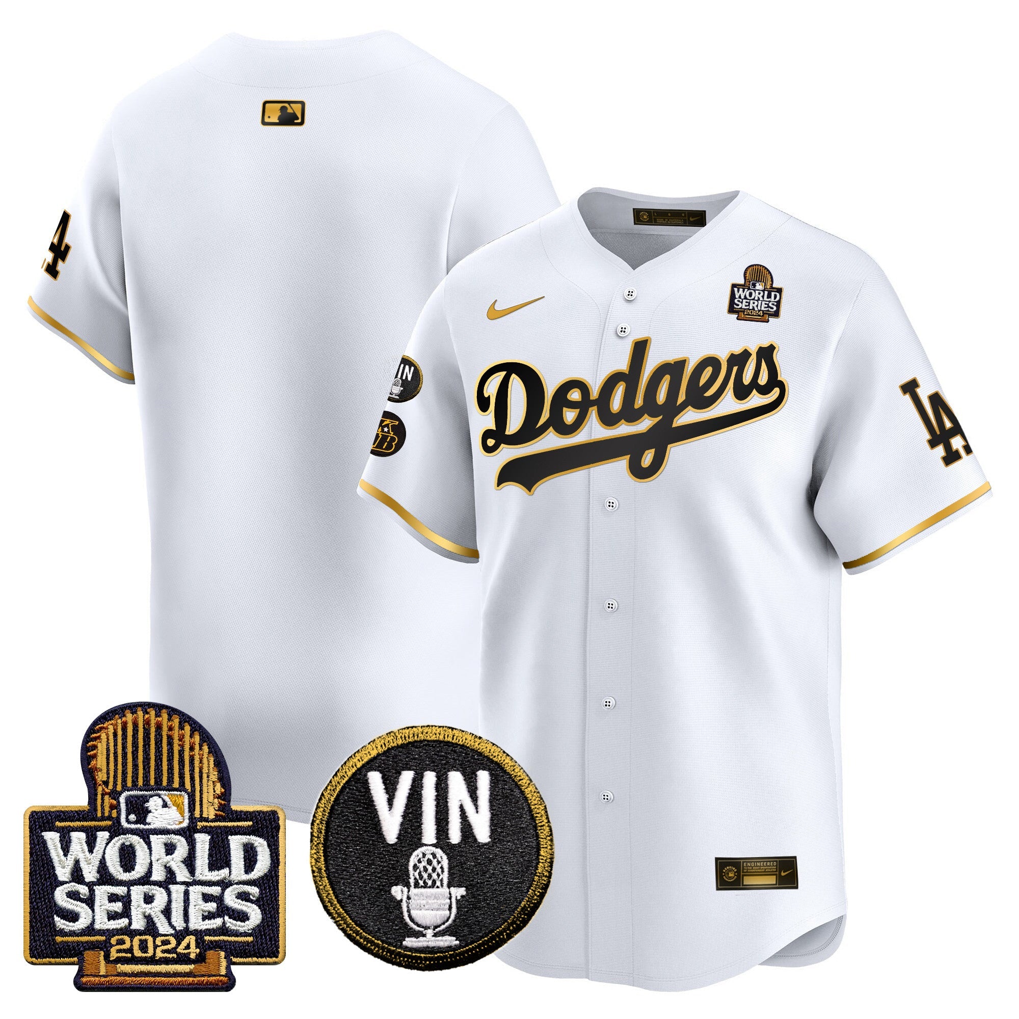 Men’s 2024 World Series Gold Trim Vapor Premier Limited Jersey V2