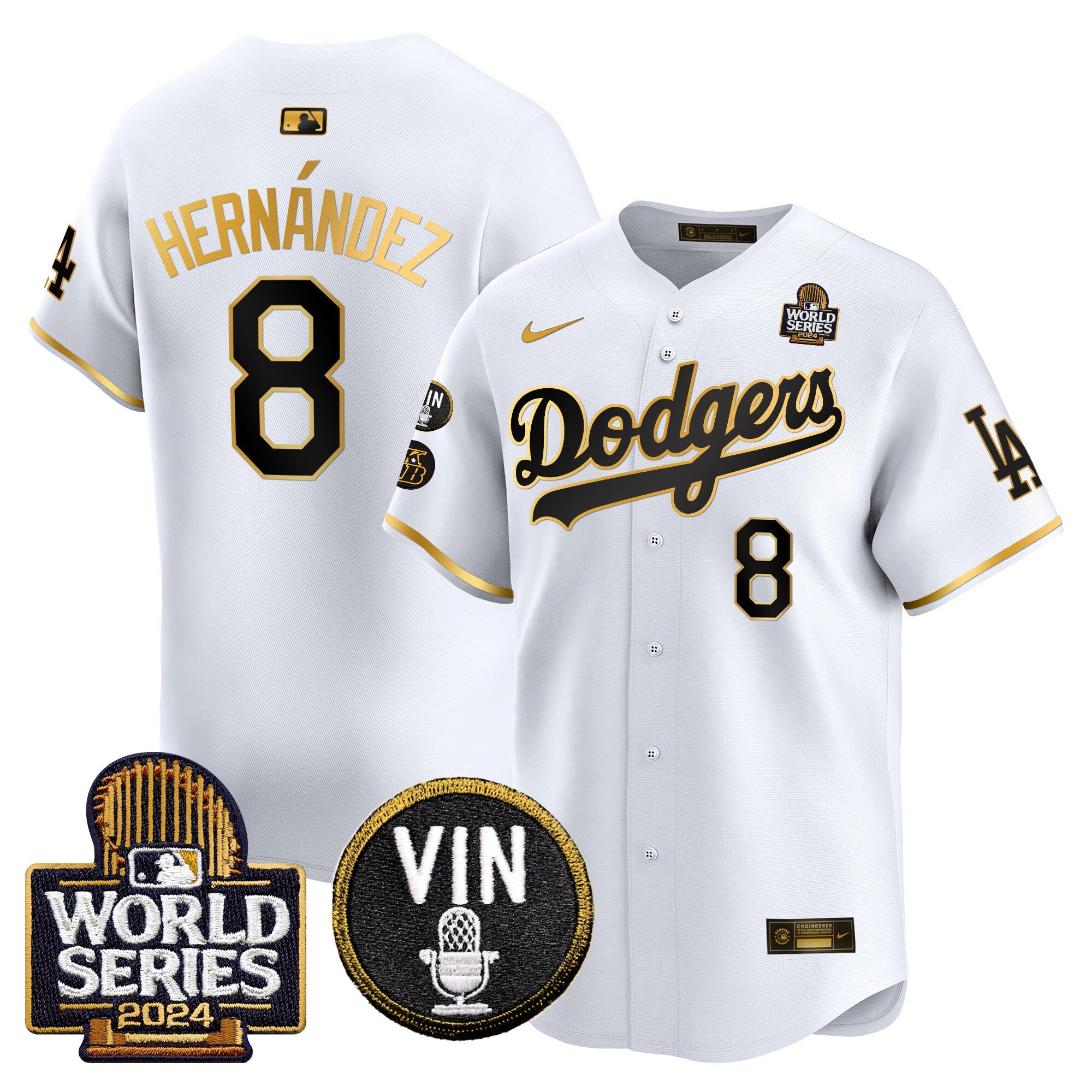 Men’s 2024 World Series Gold Trim Vapor Premier Limited Jersey V2