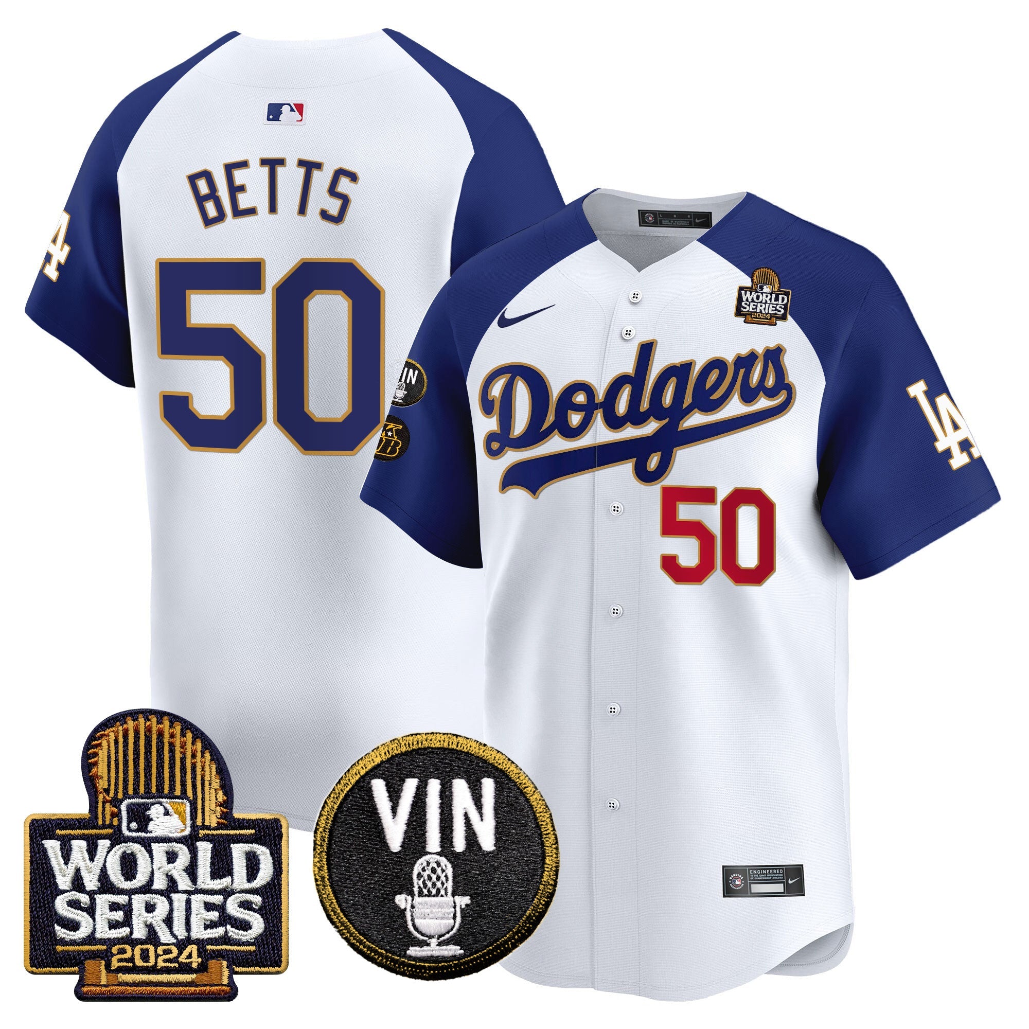 Men’s 2024 World Series Gold Trim Vapor Premier Limited Jersey V2
