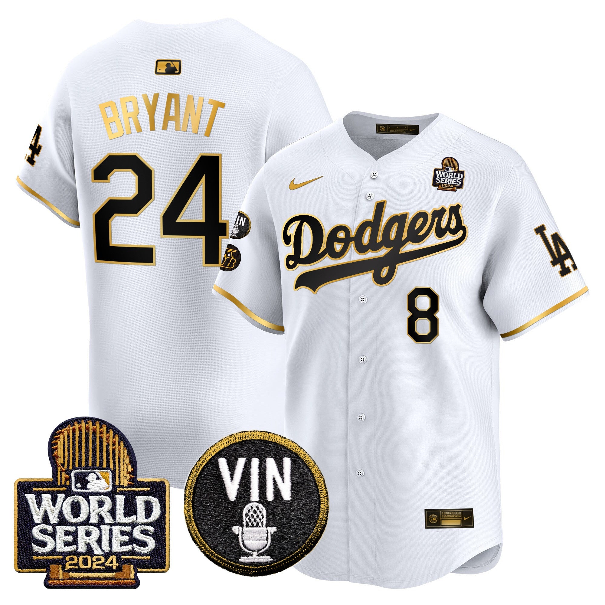 Men’s 2024 World Series Gold Trim Vapor Premier Limited Jersey V2
