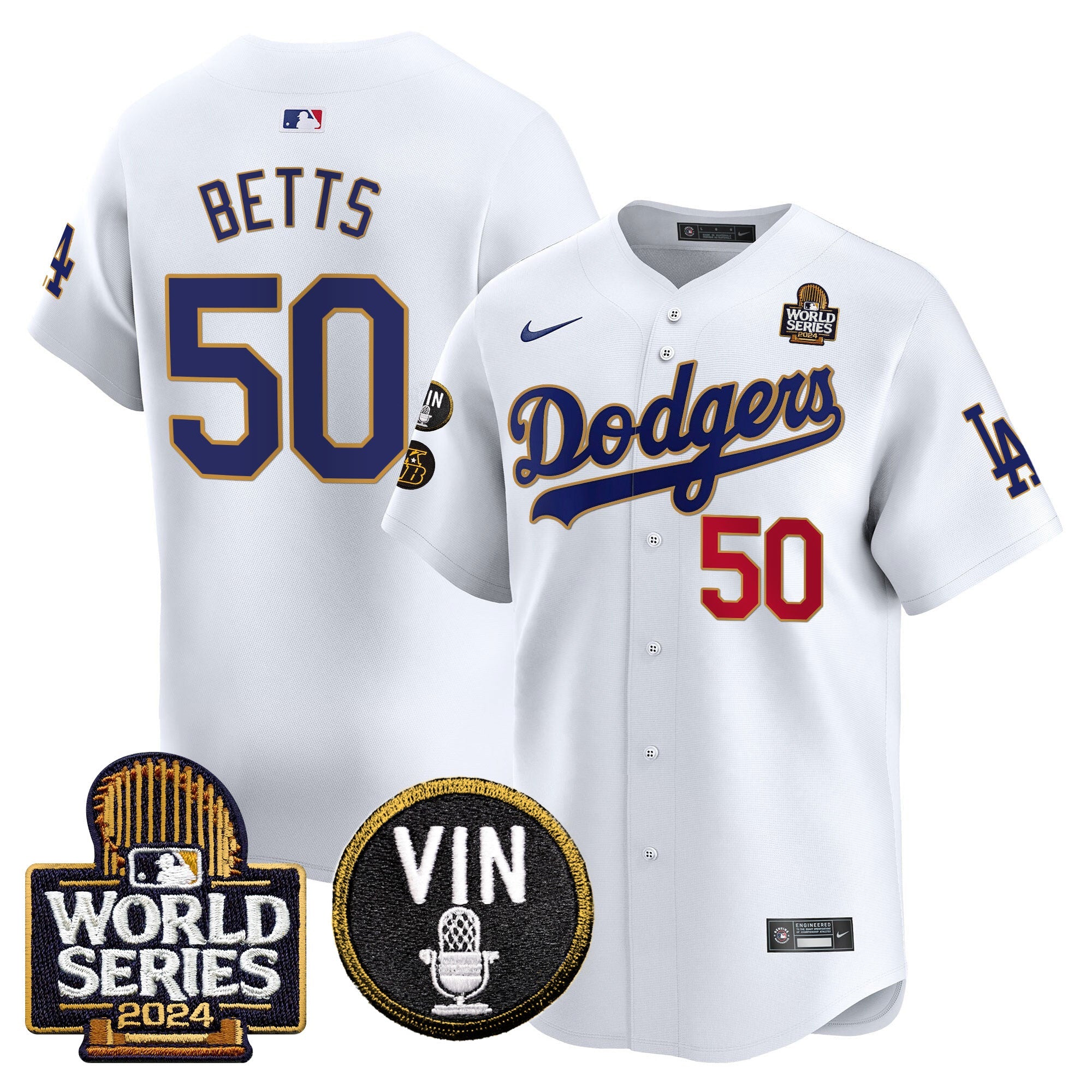 Men’s 2024 World Series Gold Trim Vapor Premier Limited Jersey V2