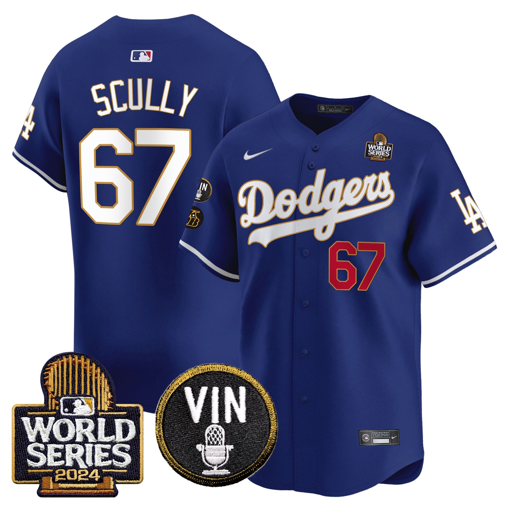 Men’s 2024 World Series Gold Trim Vapor Premier Limited Jersey V2