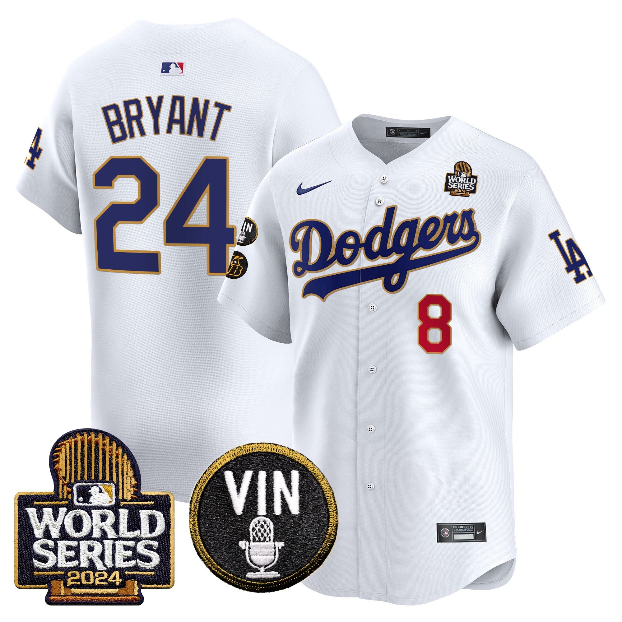 Men’s 2024 World Series Gold Trim Vapor Premier Limited Jersey V2
