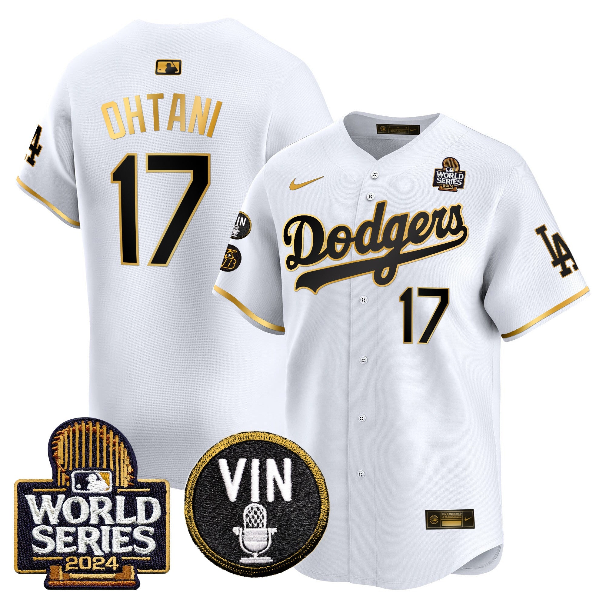 Men’s 2024 World Series Gold Trim Vapor Premier Limited Jersey V2