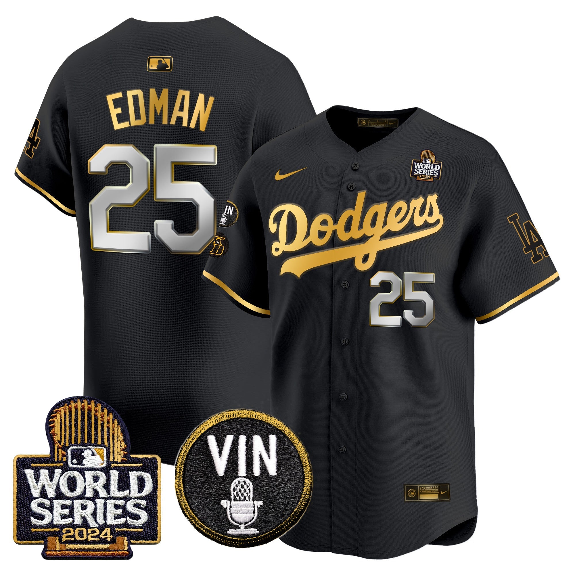 Men’s 2024 World Series Gold Trim Vapor Premier Limited Jersey V2