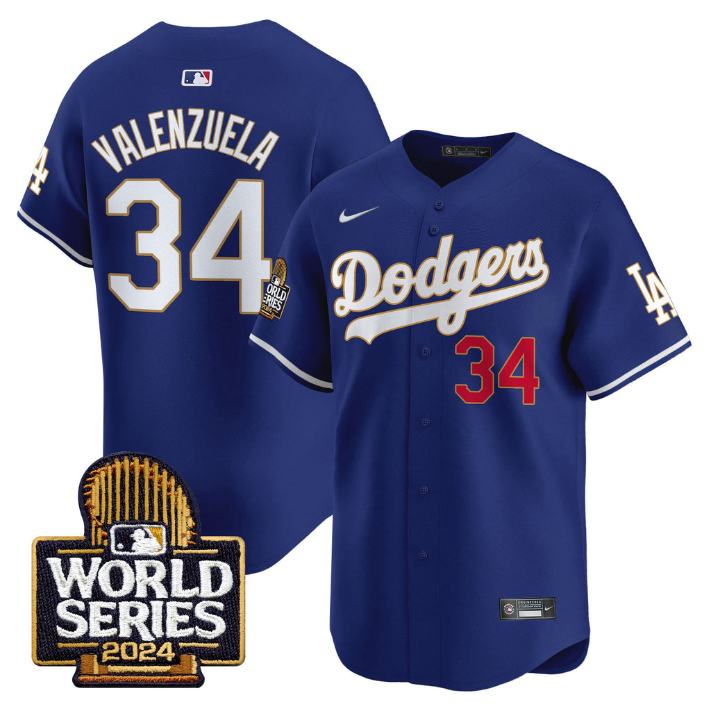 Men’s 2024 World Series Gold Trim Vapor Premier Limited Jersey