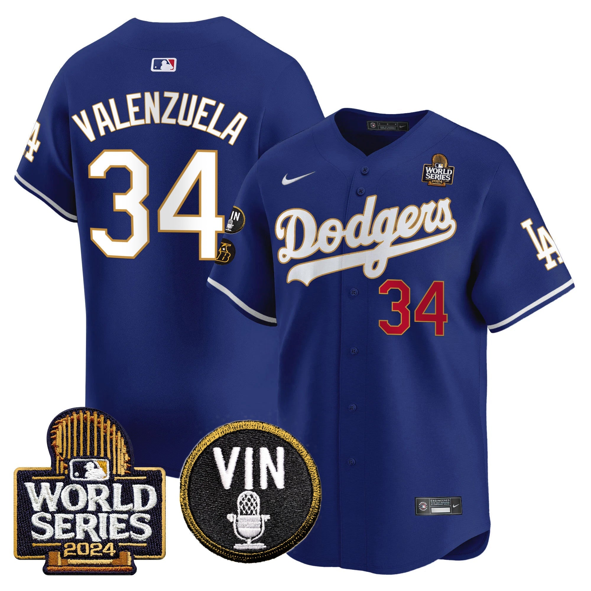 Men’s 2024 World Series Gold Trim Vapor Premier Limited Jersey V2