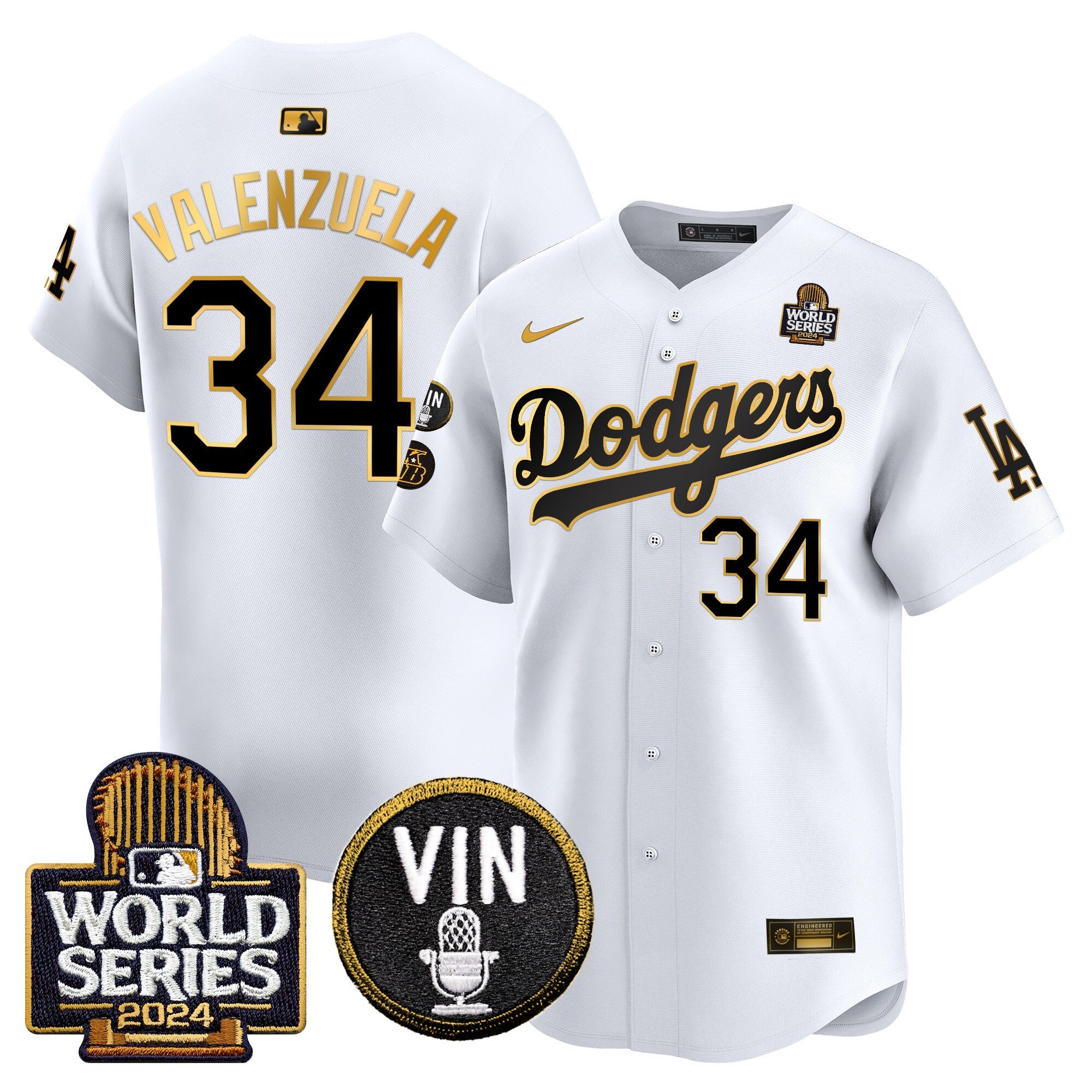 Men’s 2024 World Series Gold Trim Vapor Premier Limited Jersey V2