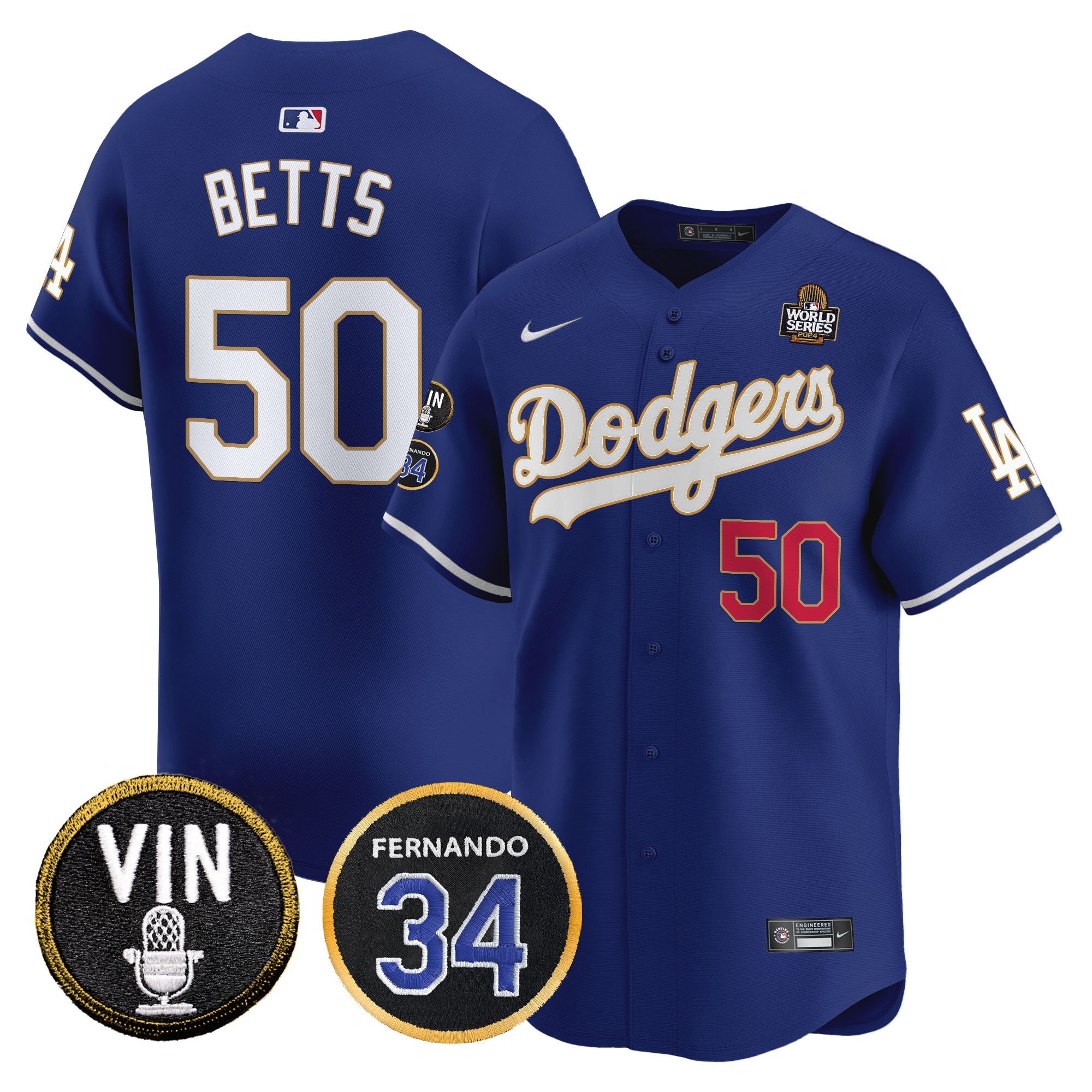Men’s 2024 World Series Gold Trim Vapor Premier Limited Jersey V3