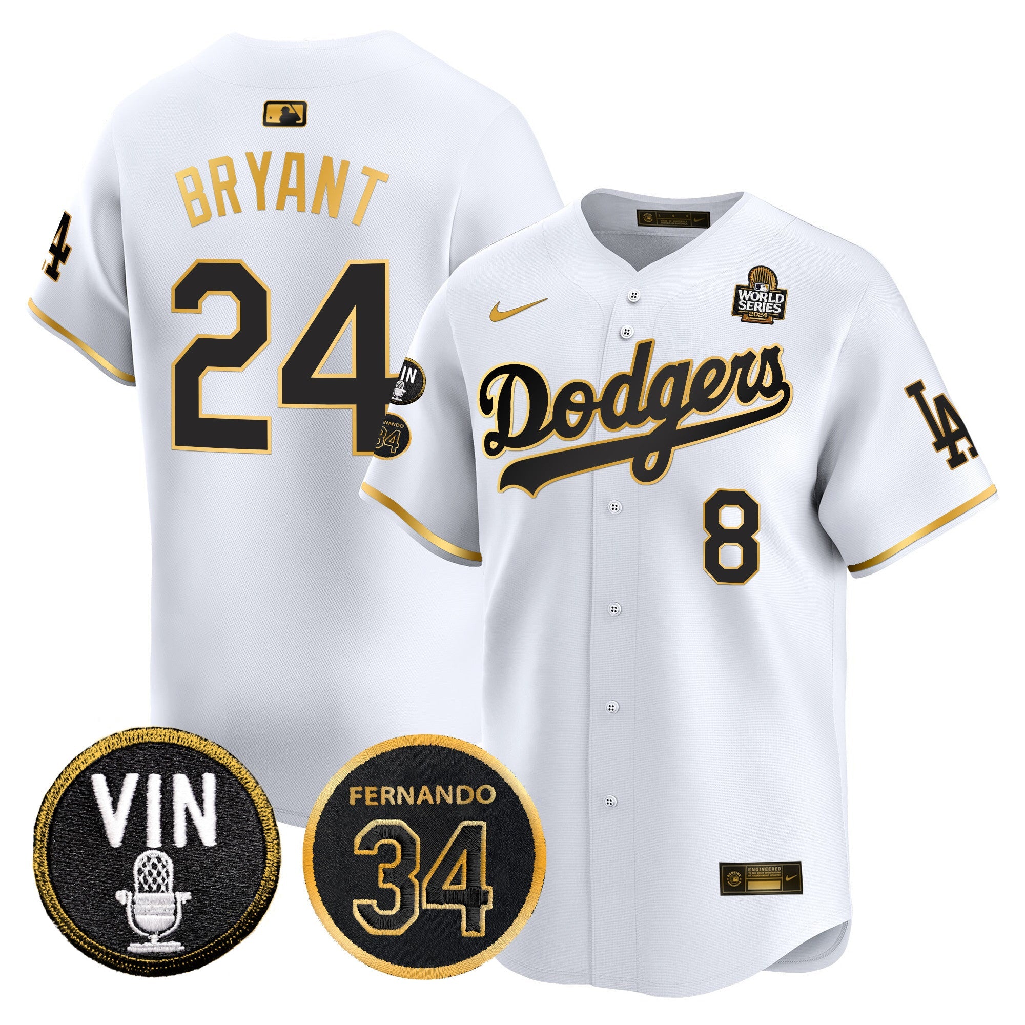 Men’s 2024 World Series Gold Trim Vapor Premier Limited Jersey V3