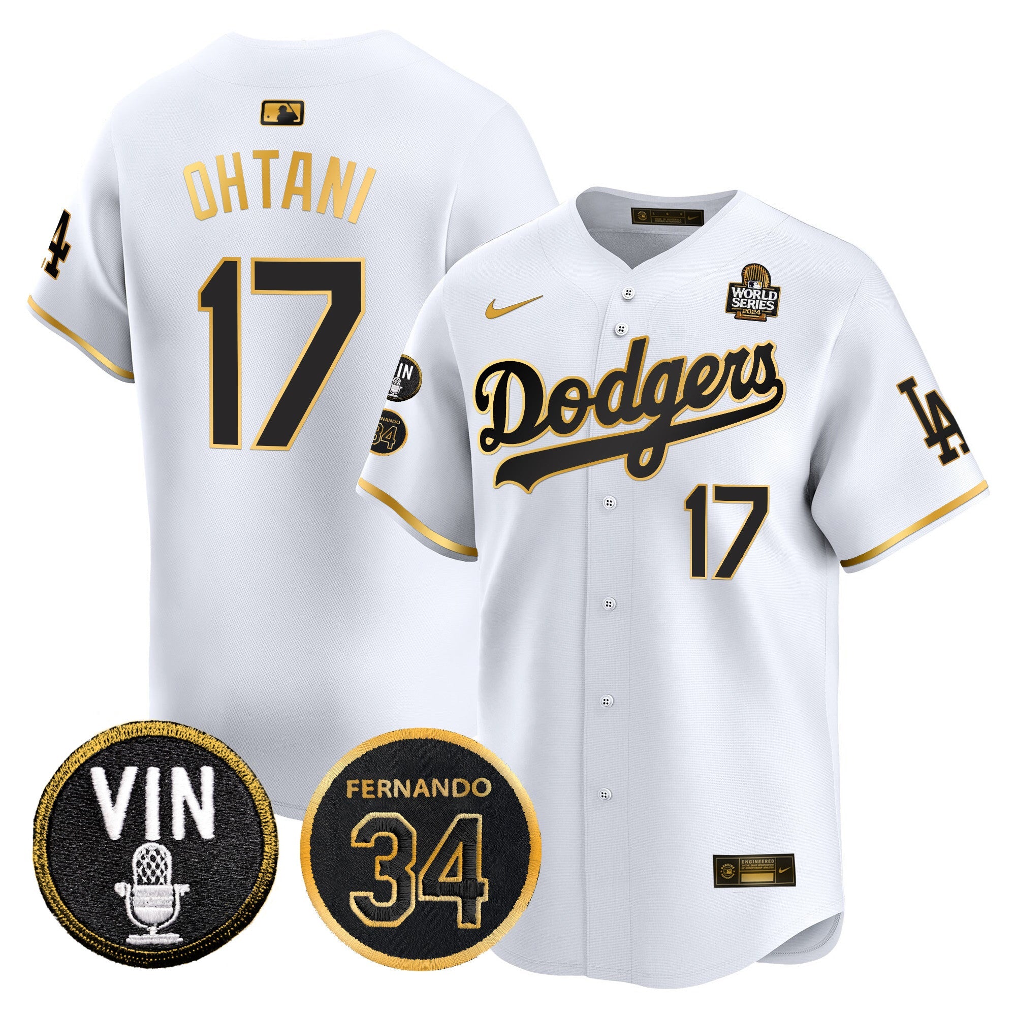 Men’s 2024 World Series Gold Trim Vapor Premier Limited Jersey V3