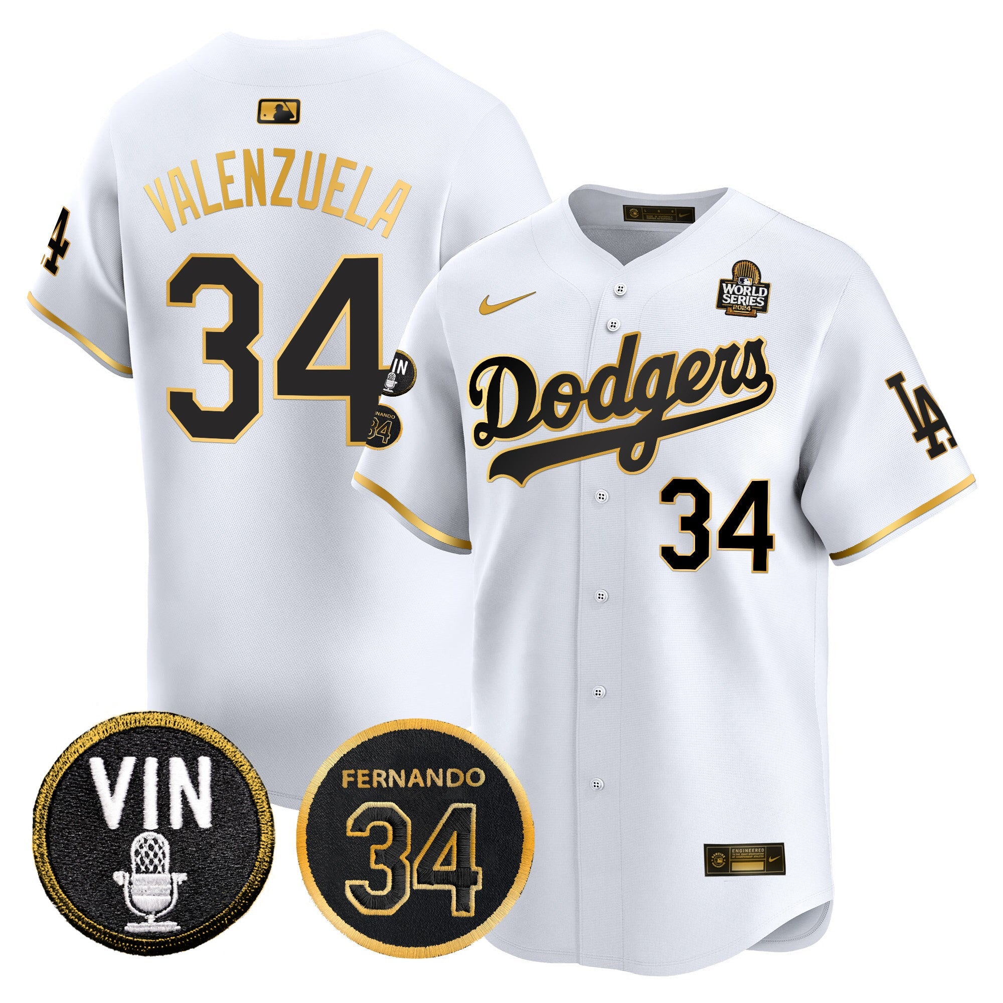 Men’s 2024 World Series Gold Trim Vapor Premier Limited Jersey V3