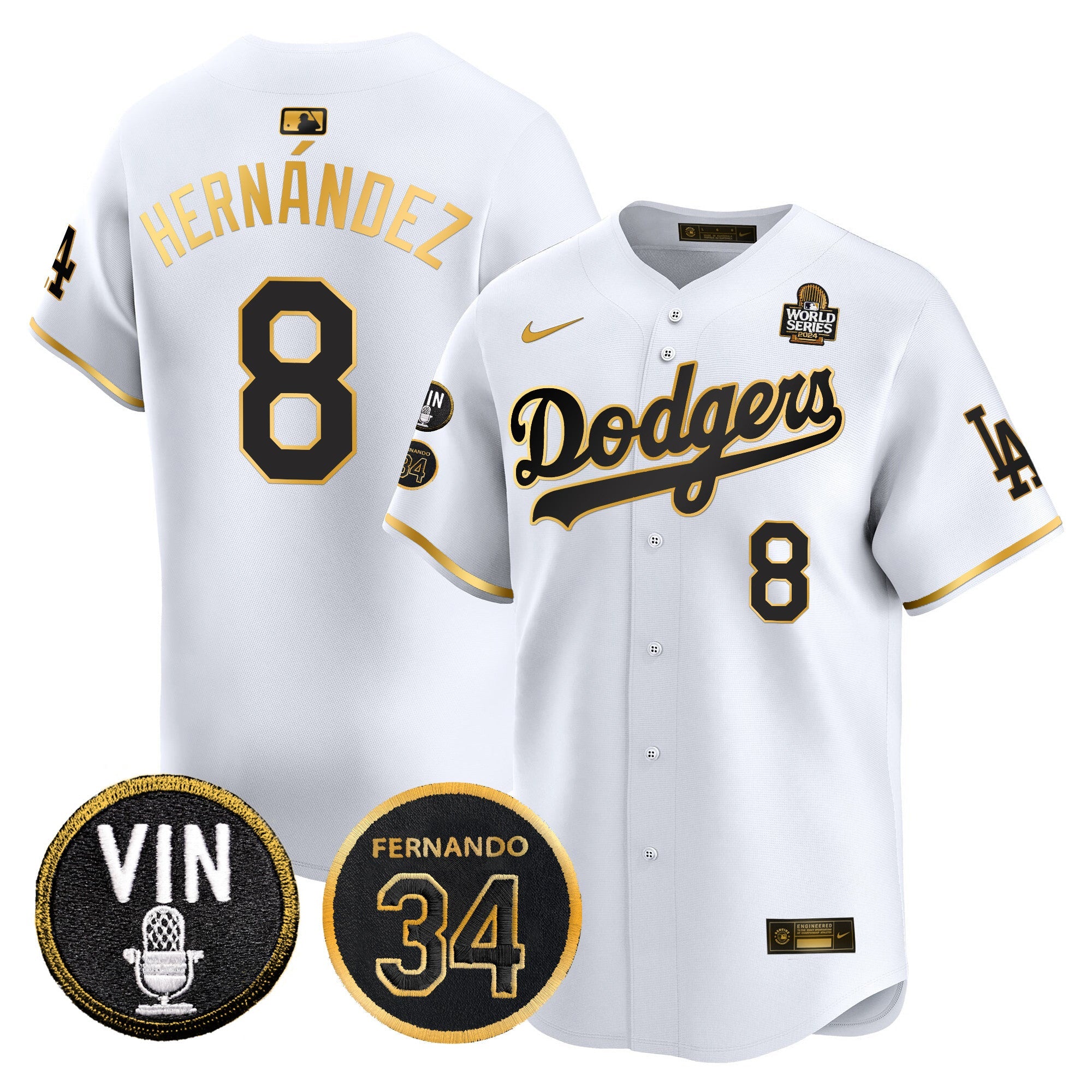 Men’s 2024 World Series Gold Trim Vapor Premier Limited Jersey V3