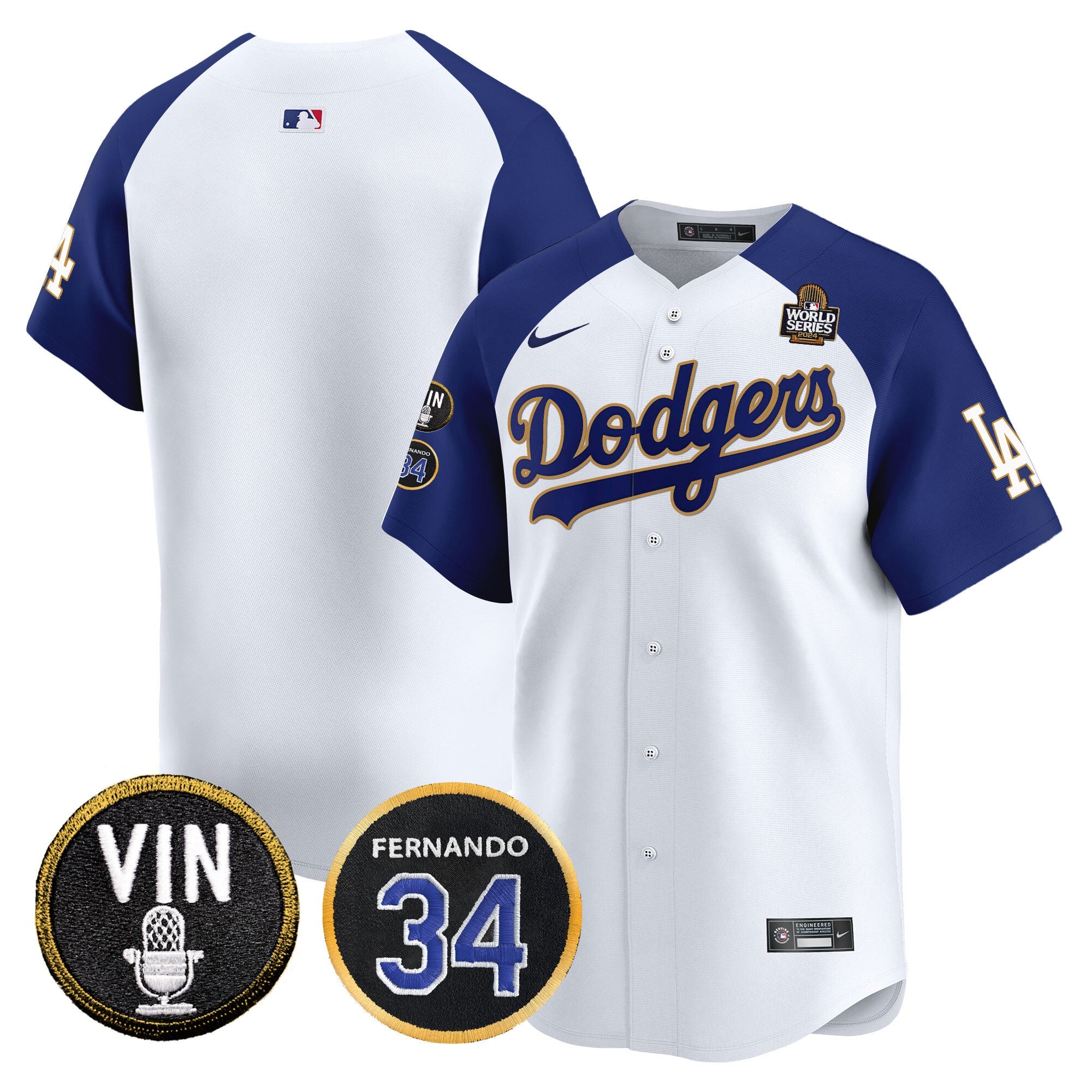 Men’s 2024 World Series Gold Trim Vapor Premier Limited Jersey V3