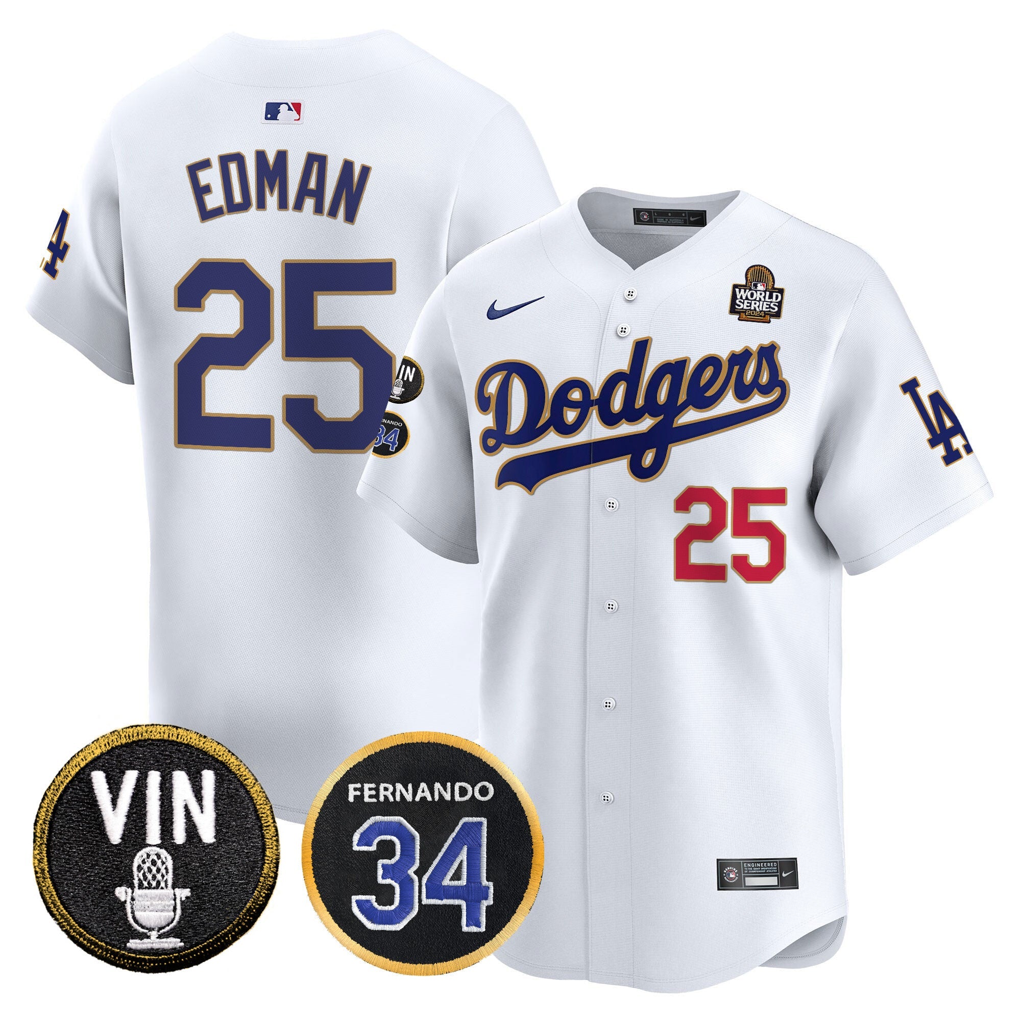 Men’s 2024 World Series Gold Trim Vapor Premier Limited Jersey V3