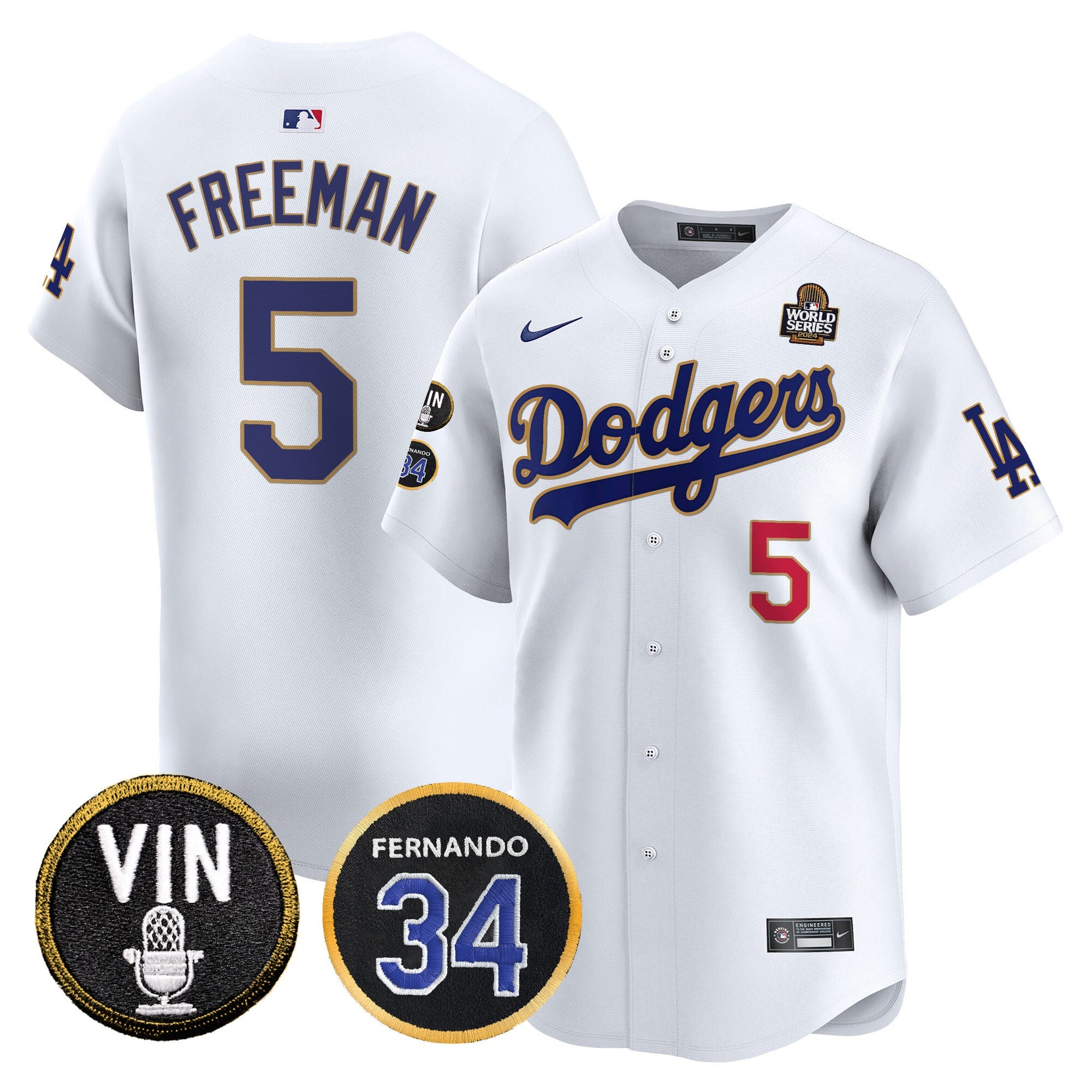Men’s 2024 World Series Gold Trim Vapor Premier Limited Jersey V3