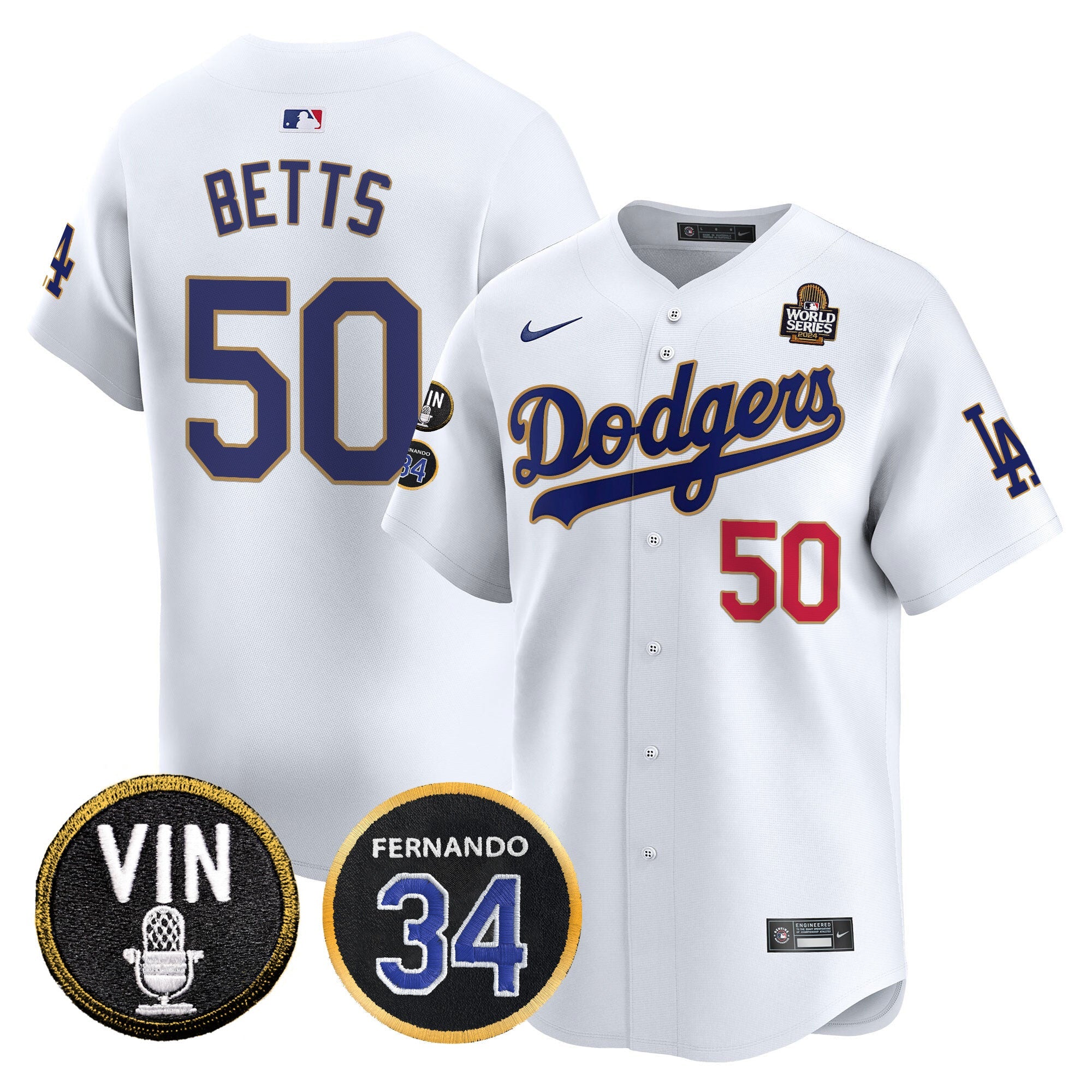 Men’s 2024 World Series Gold Trim Vapor Premier Limited Jersey V3