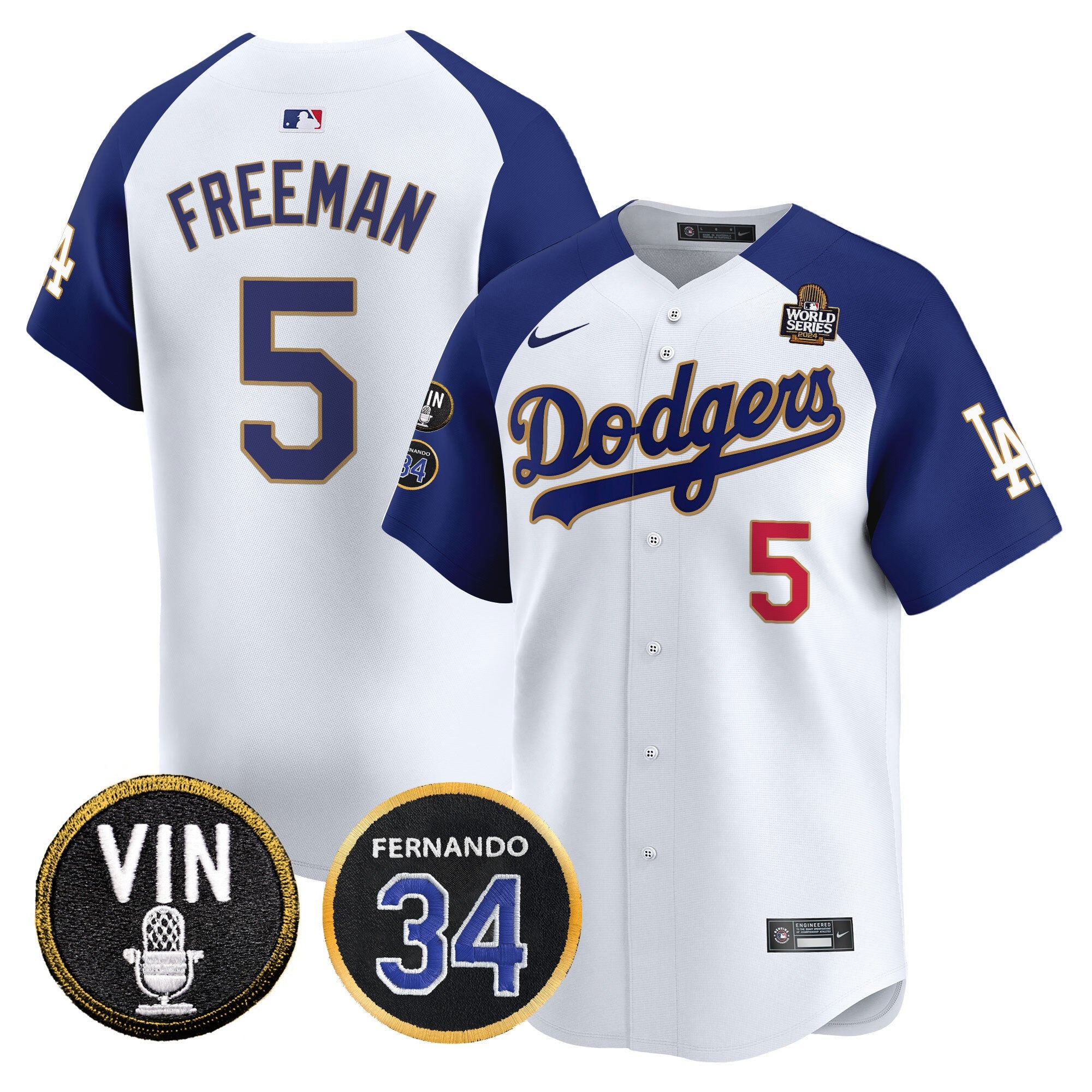 Men’s 2024 World Series Gold Trim Vapor Premier Limited Jersey V3