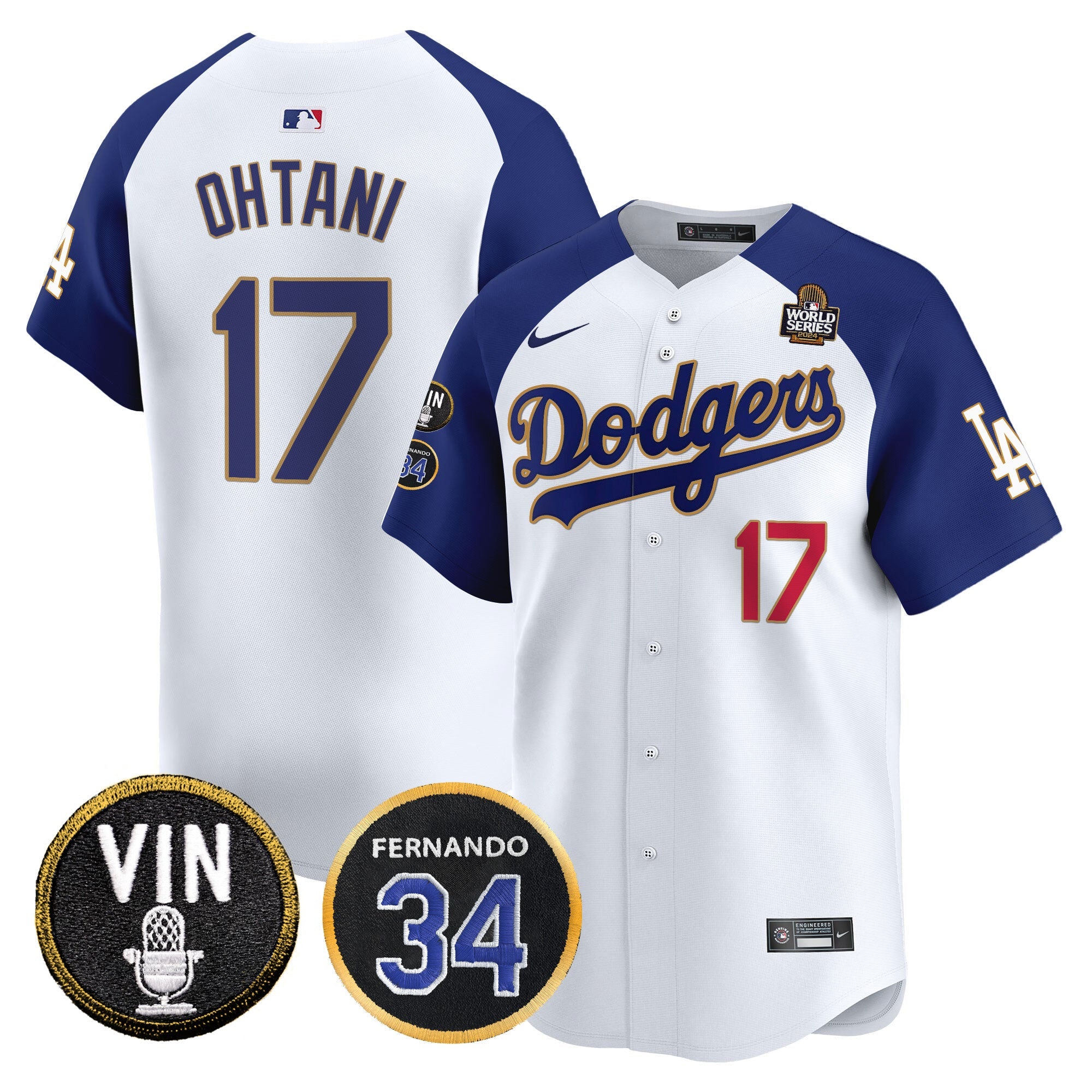 Men’s 2024 World Series Gold Trim Vapor Premier Limited Jersey V3