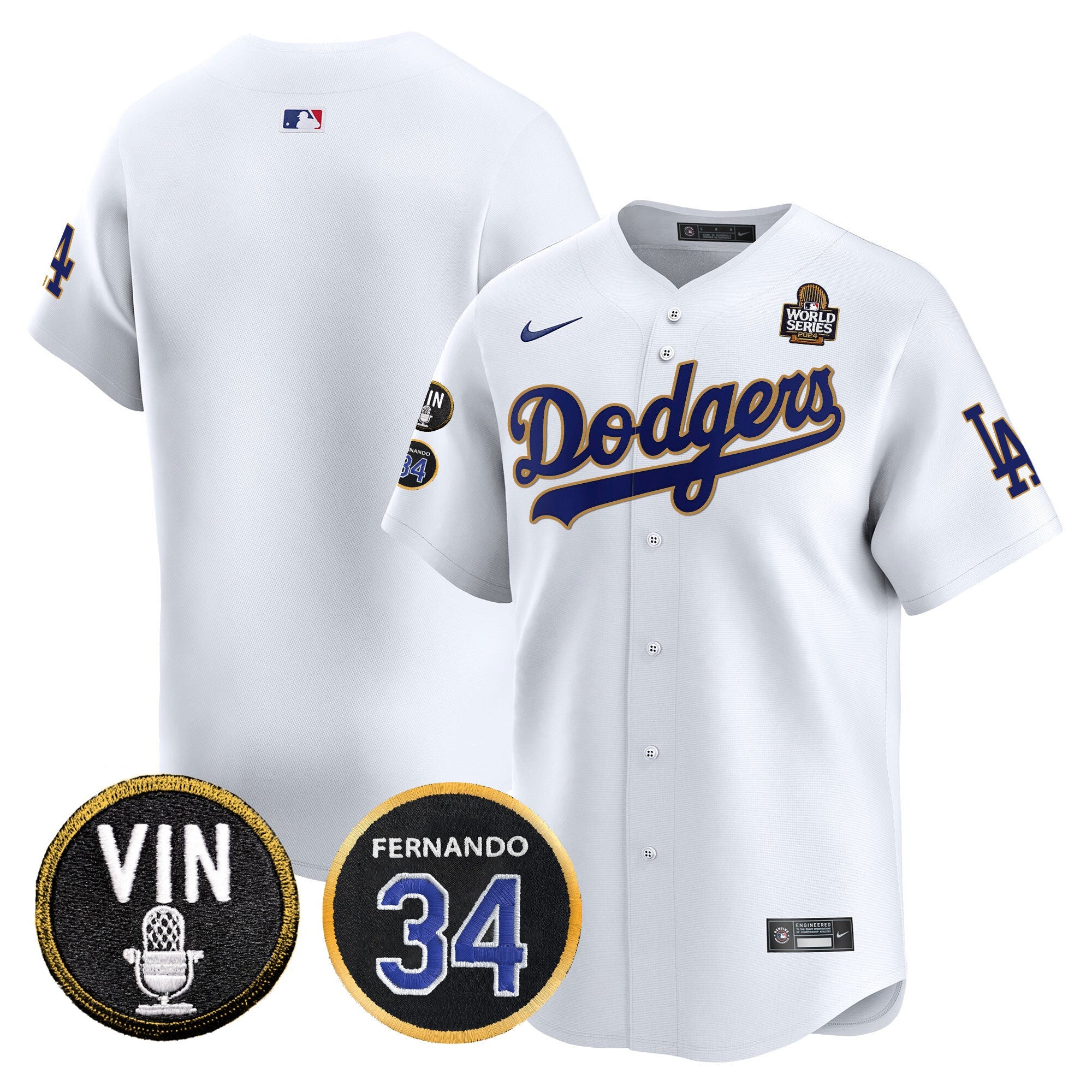 Men’s 2024 World Series Gold Trim Vapor Premier Limited Jersey V3