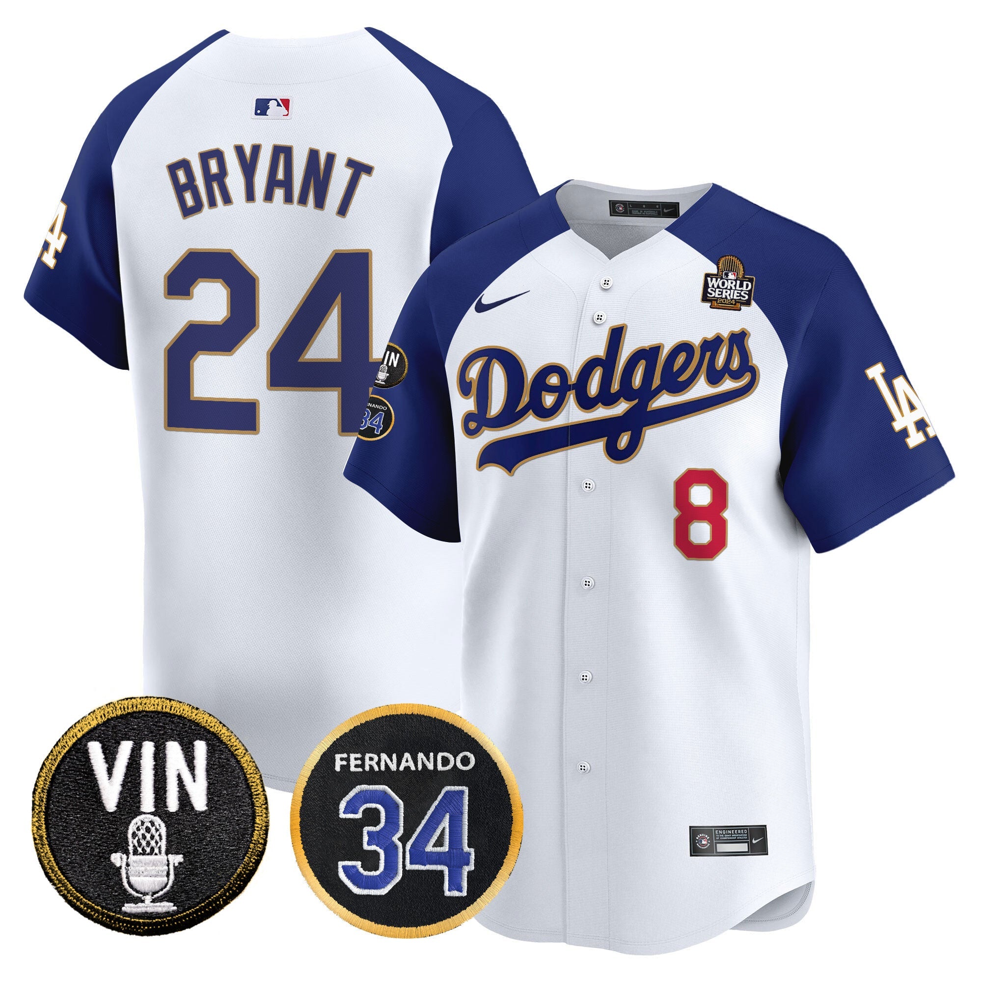 Men’s 2024 World Series Gold Trim Vapor Premier Limited Jersey V3