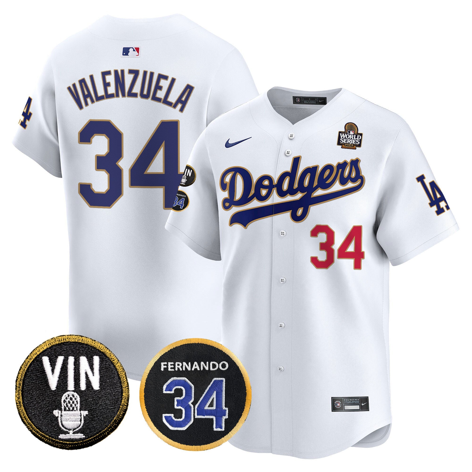 Men’s 2024 World Series Gold Trim Vapor Premier Limited Jersey V3