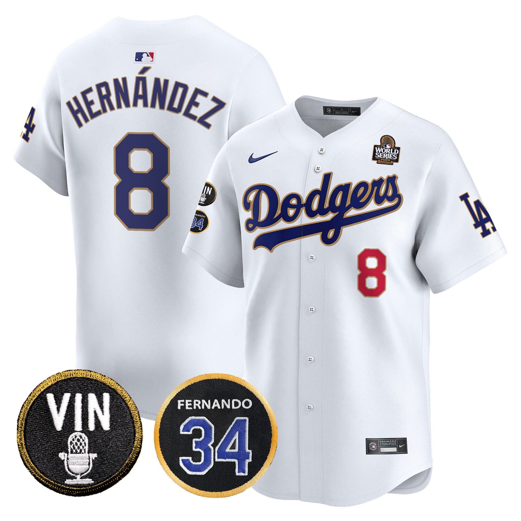 Men’s 2024 World Series Gold Trim Vapor Premier Limited Jersey V3