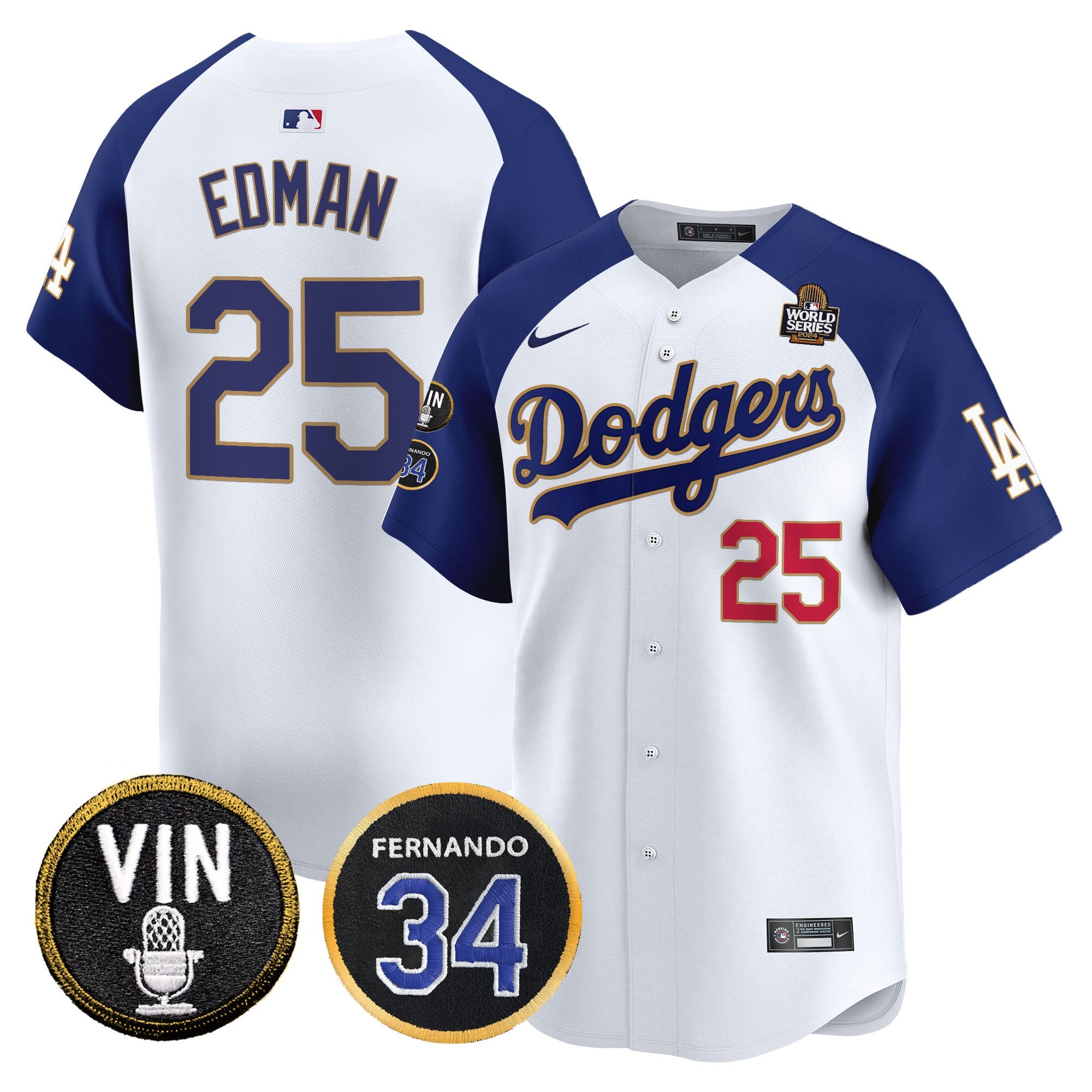 Men’s 2024 World Series Gold Trim Vapor Premier Limited Jersey V3