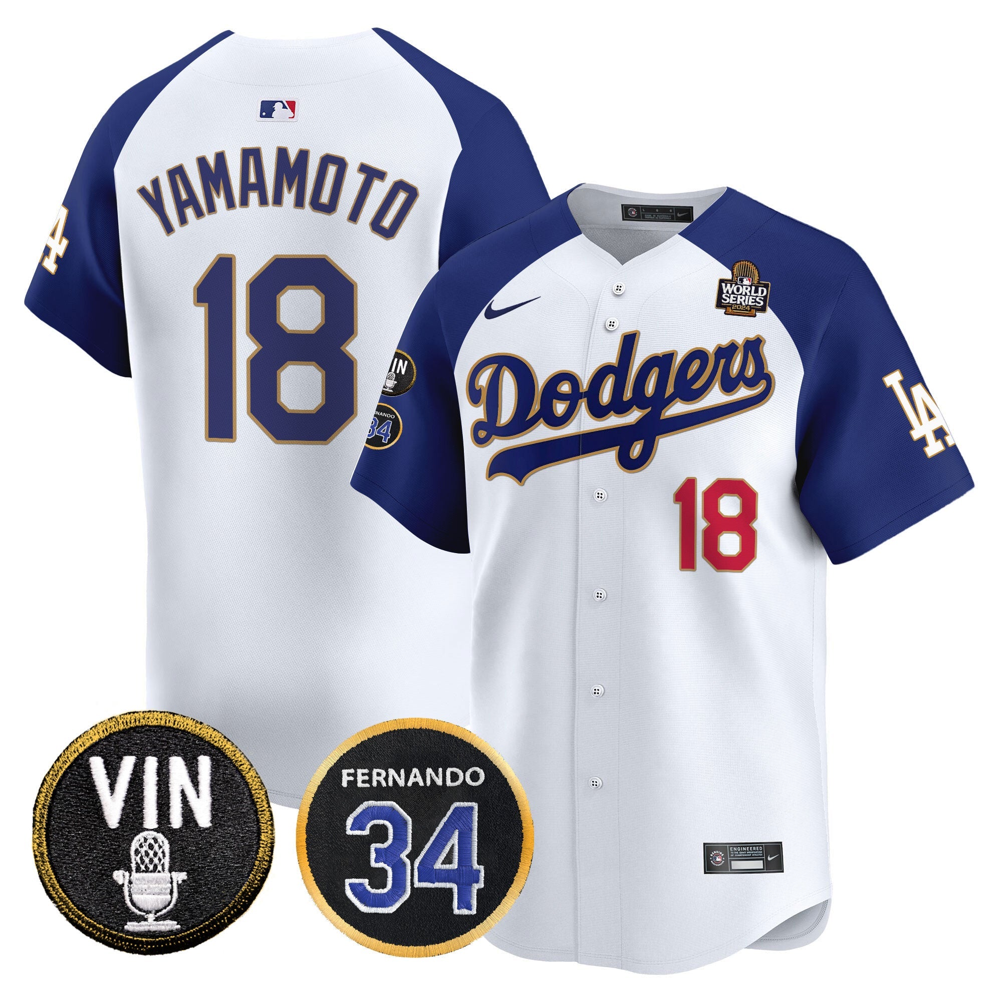 Men’s 2024 World Series Gold Trim Vapor Premier Limited Jersey V3