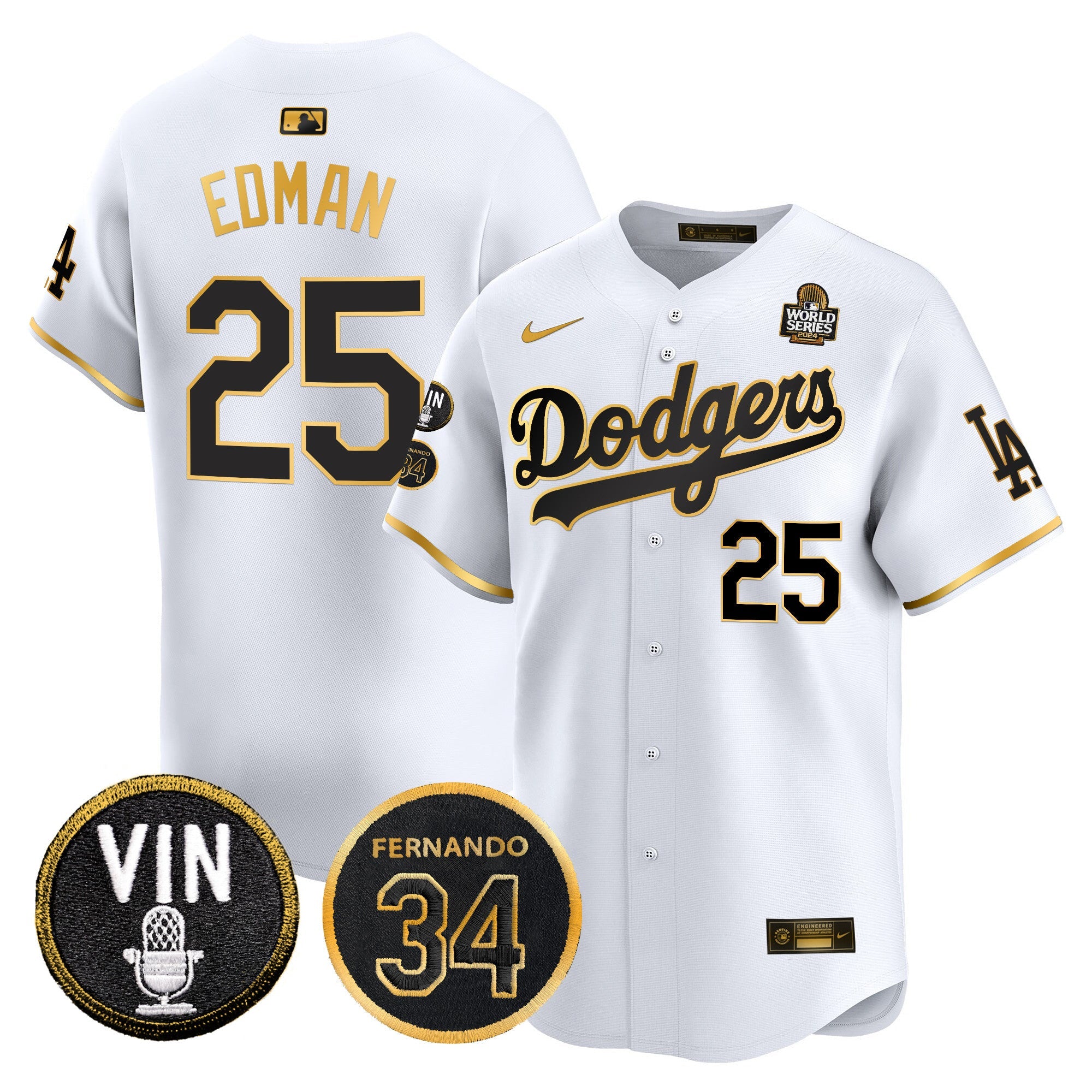 Men’s 2024 World Series Gold Trim Vapor Premier Limited Jersey V3